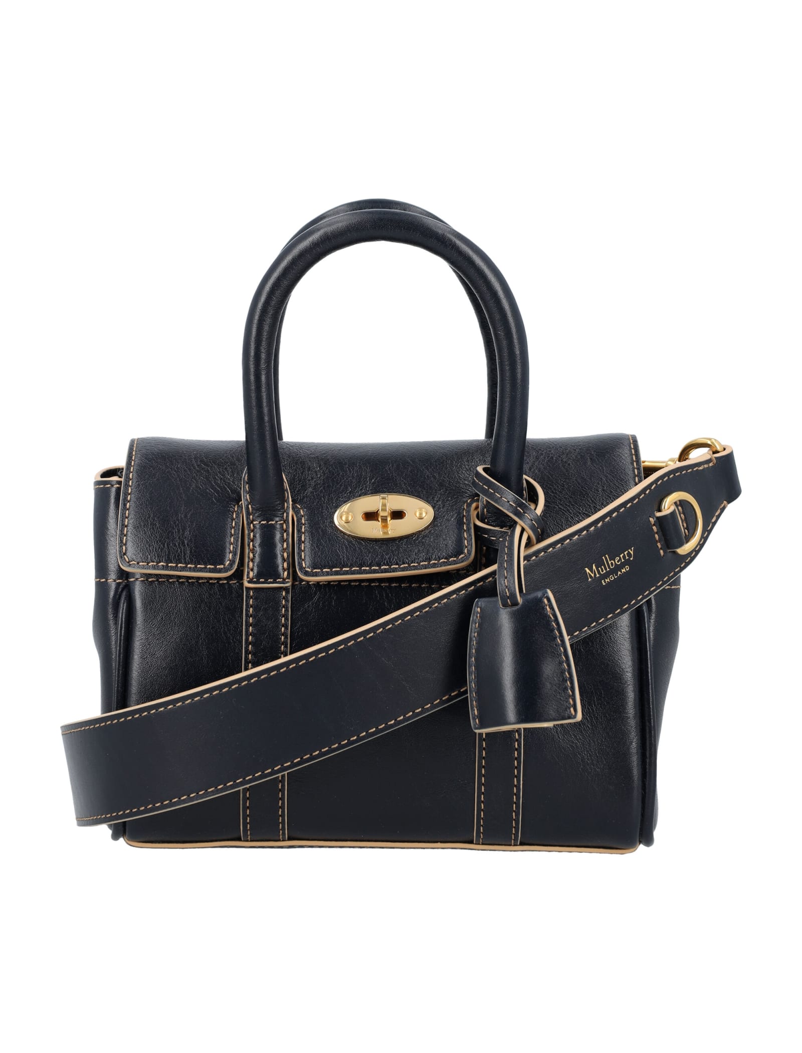 MULBERRY MINI BAYSWATER CONTRAST EDGES