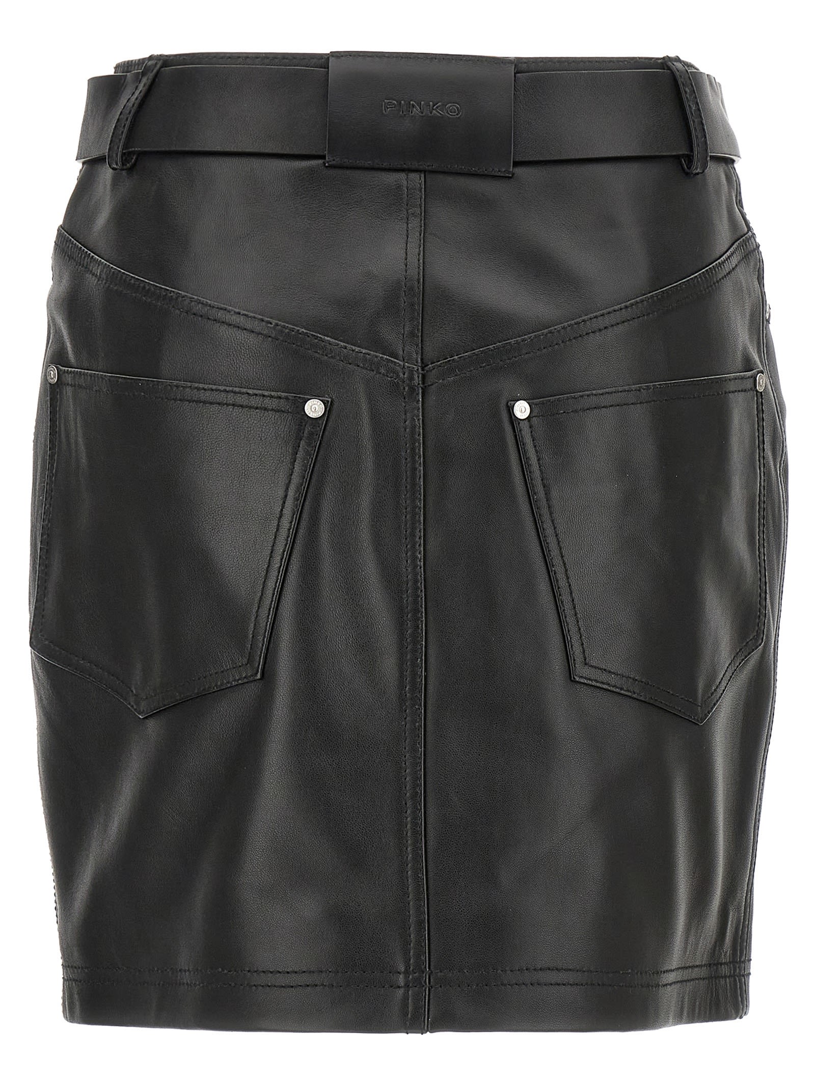 Shop Pinko Grenada Skirt In Black