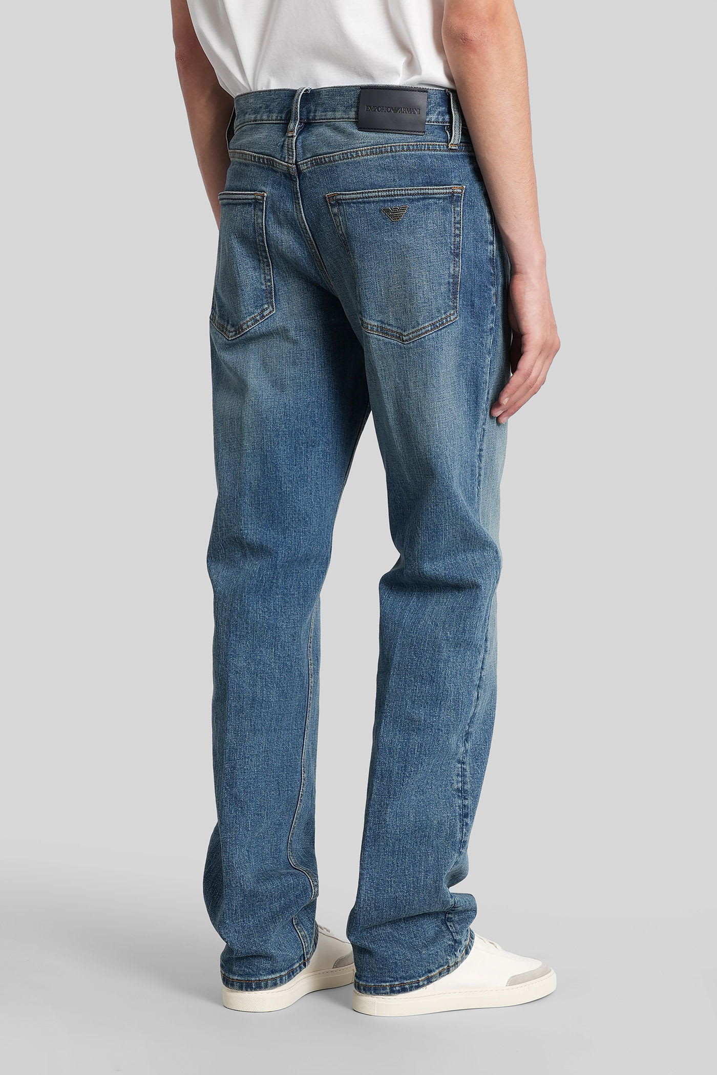 Emporio Armani Jeans In Blue Cotton In Blue