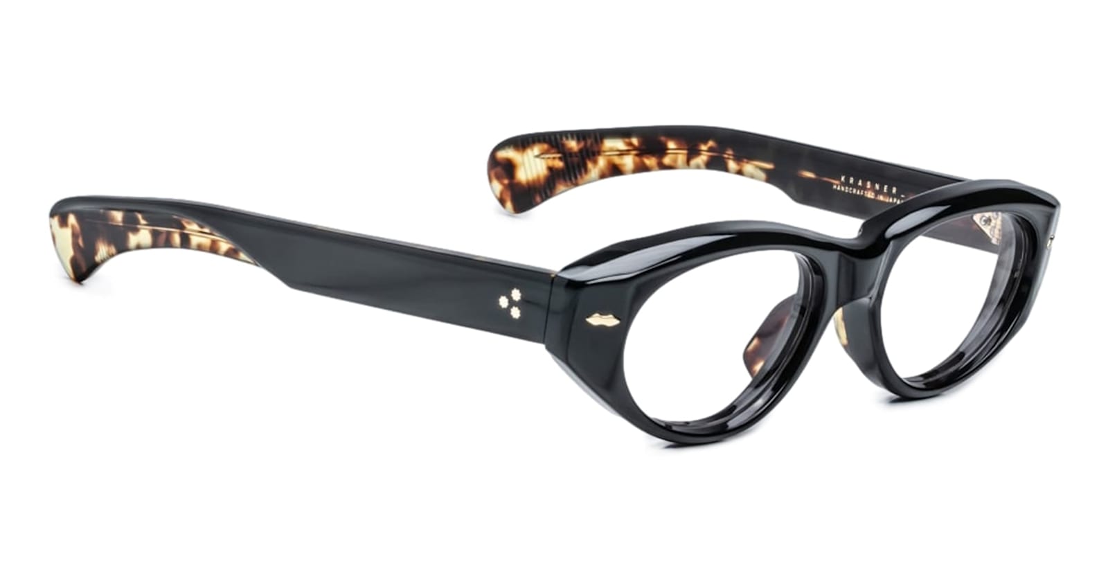 Shop Jacques Marie Mage Krasner - Noir Rx Glasses In Black