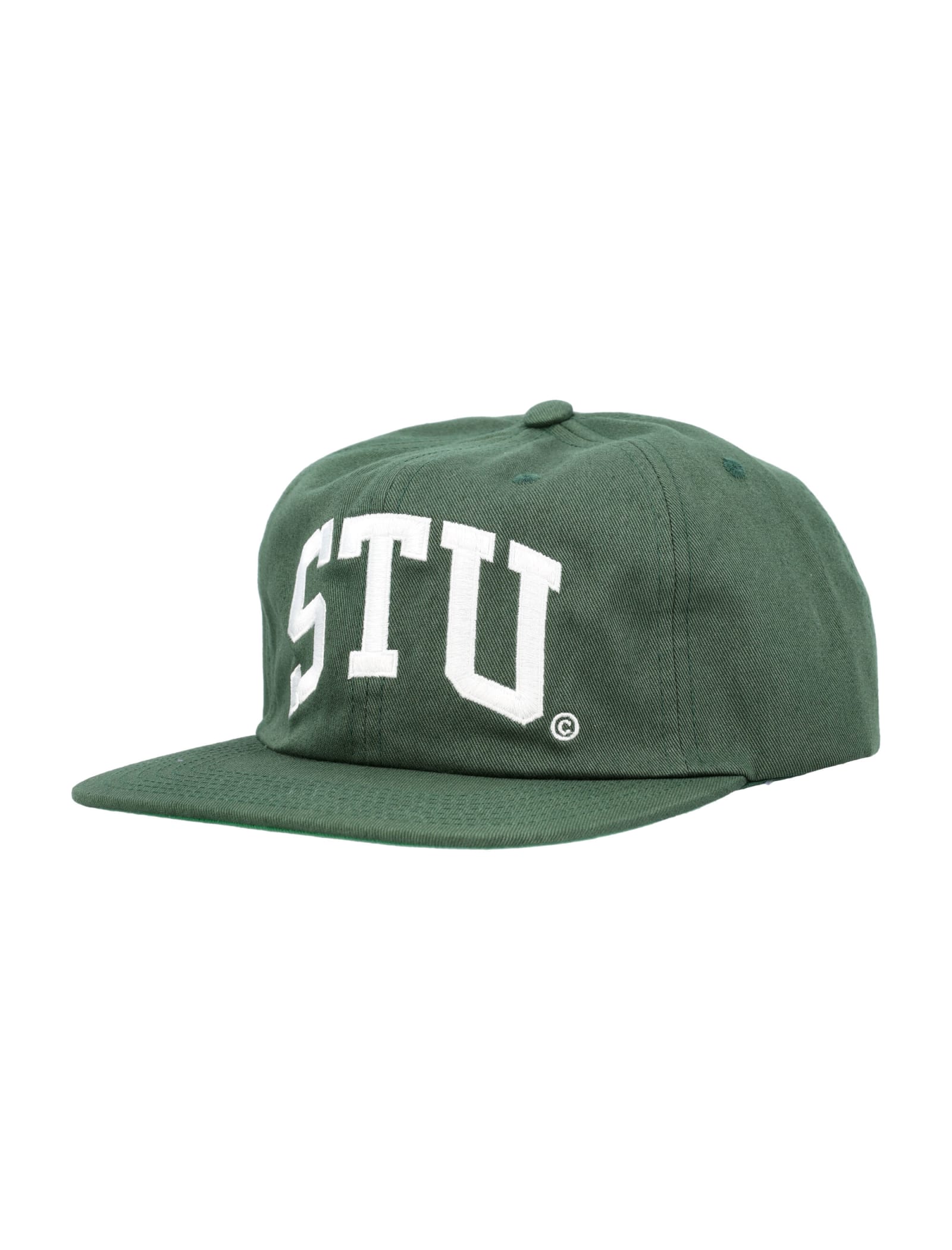 Stussy Stu Arch Strapback Cap In Forest | ModeSens