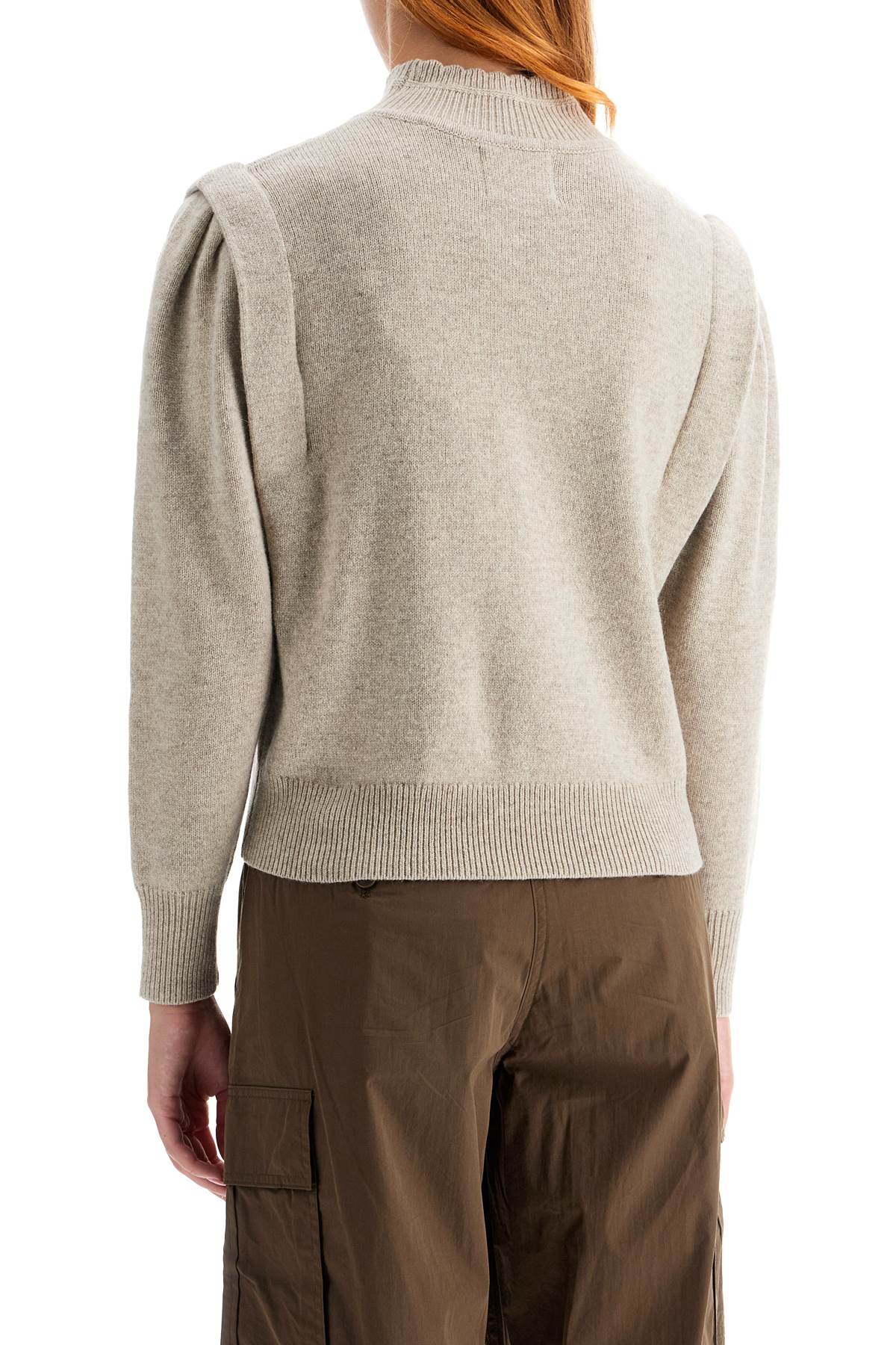 Shop Marant Etoile Lucile Sweater In Light Grey (grey)