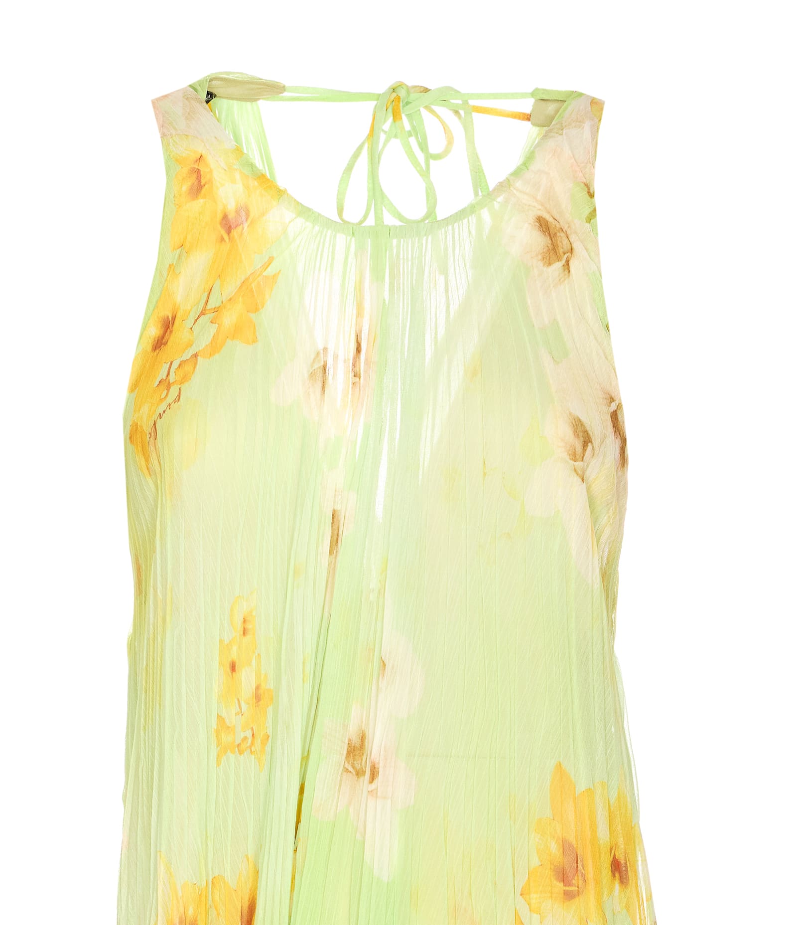 Pinko Zigolo Dress In Green