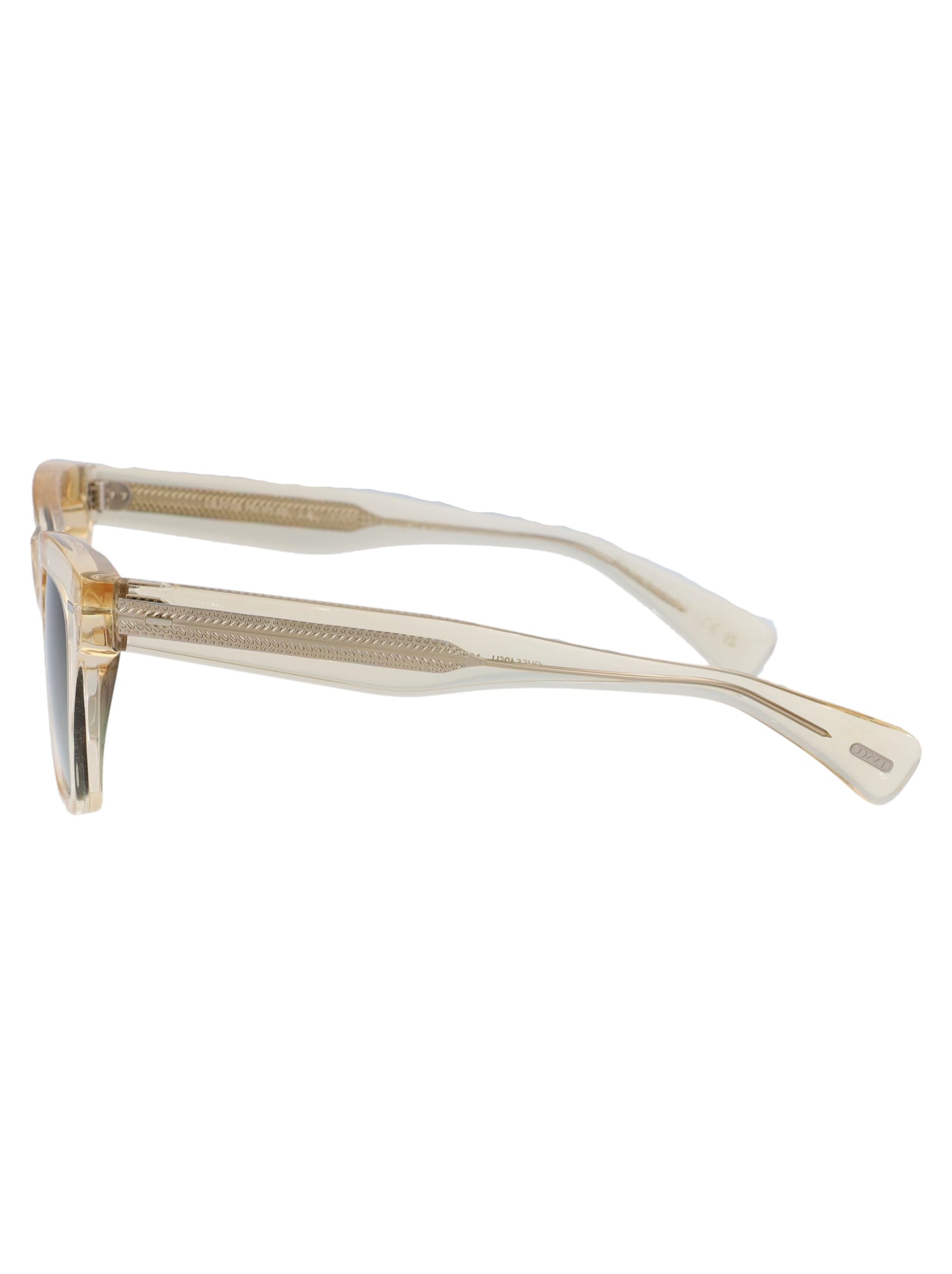 Oliver Peoples Ms. Oliver Gradient Acetate Square Sunglasses In Neutral