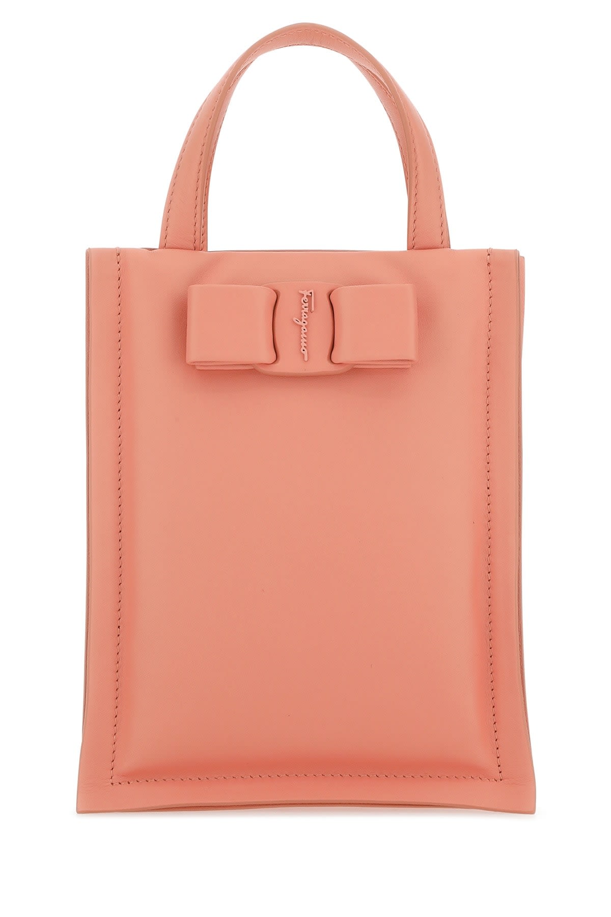 Shop Ferragamo Borsa Viva Mini In Corallo