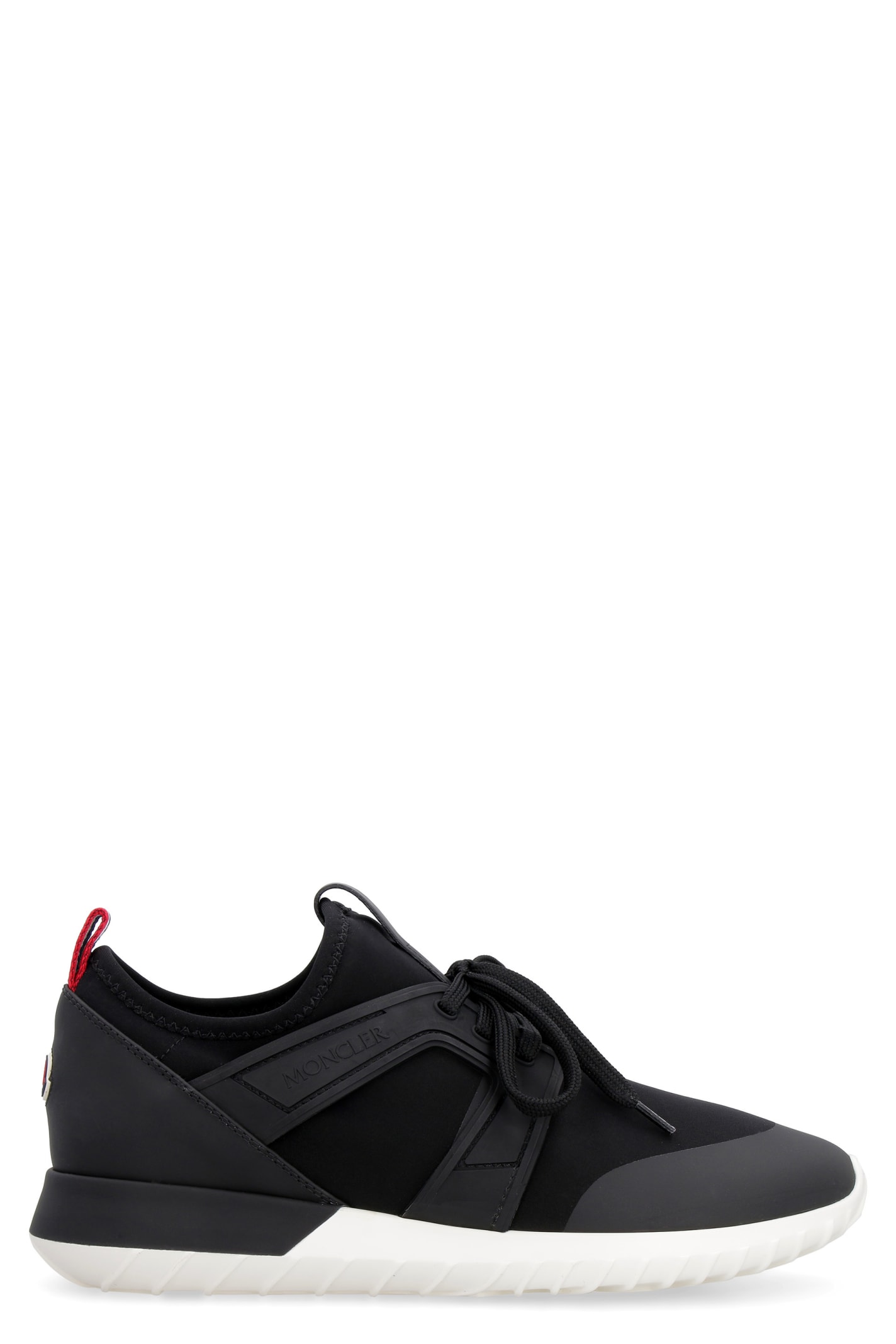 Buy Moncler Meline Techno Fabric And Leather Sneakers online, shop Moncler shoes with free shipping