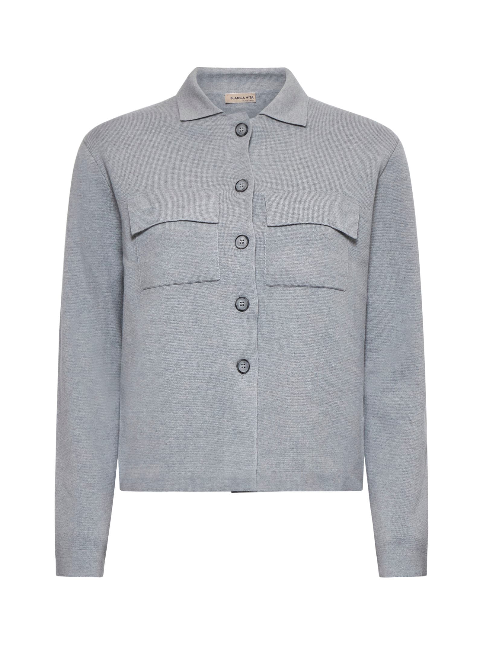 Shop Blanca Vita Cardigan In Grey