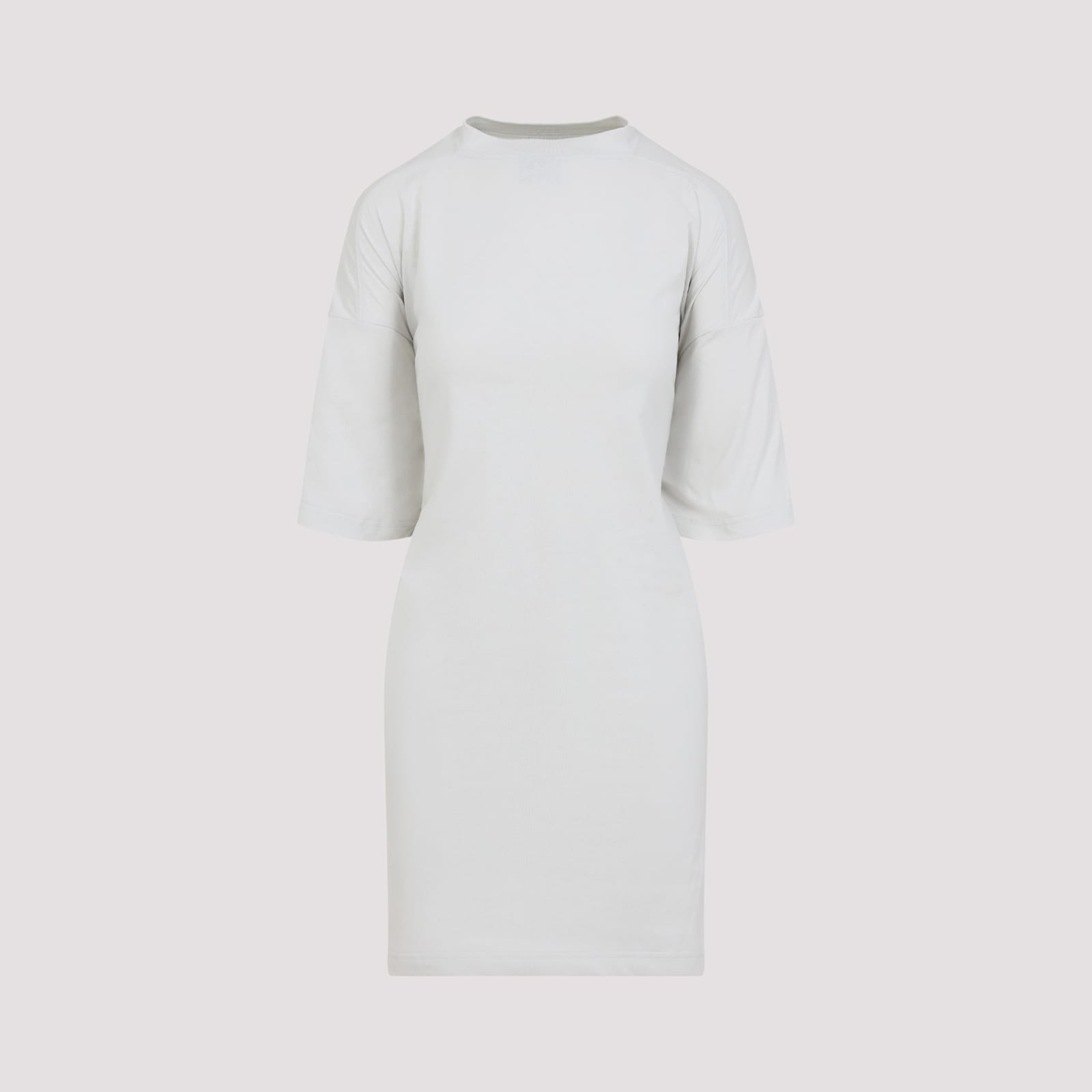 Balenciaga Semi Fitted Cotton T-shirt Dress In White