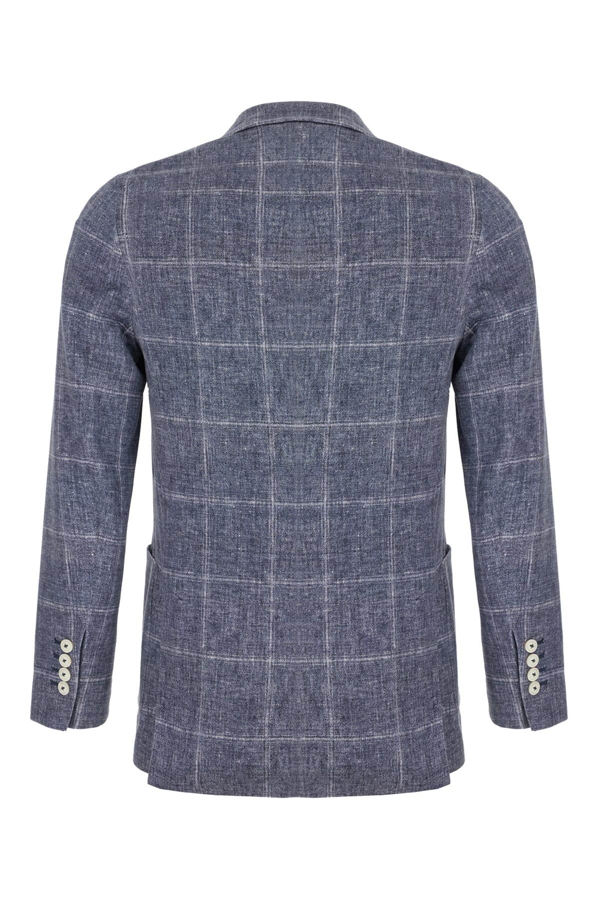 Circolo 1901 Checked Pattern Stretch Cotton Blazer