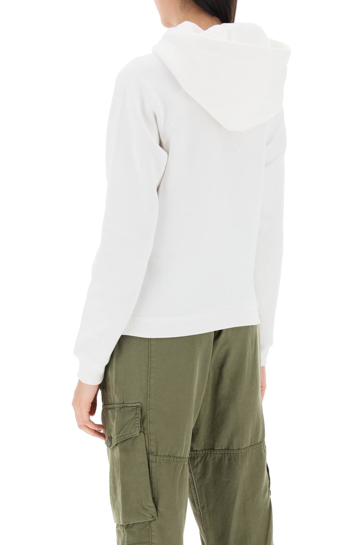 Polo Ralph Lauren Ralph Lauren White Jersey Hoodie With Motif In White (white)