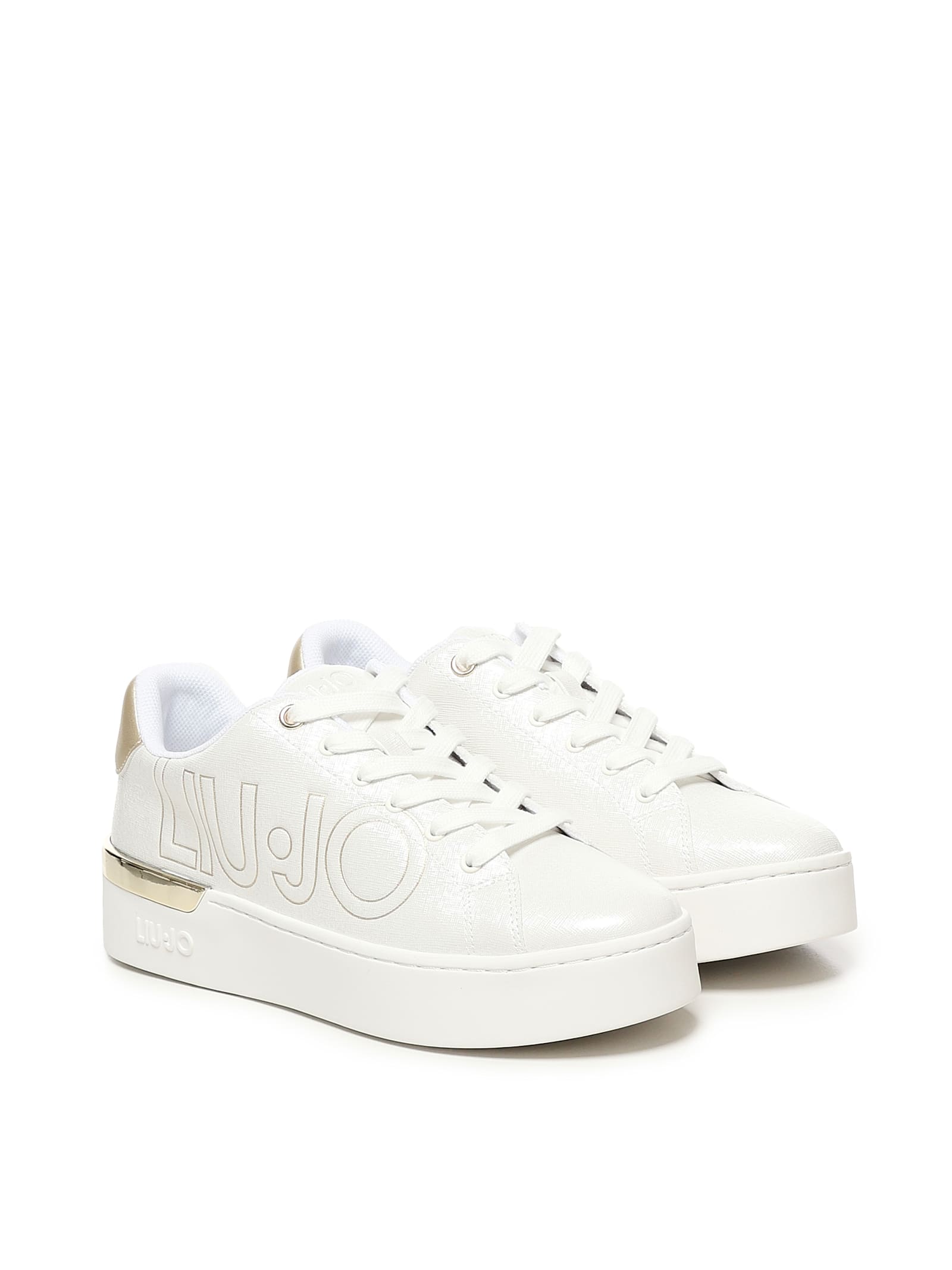 Liu •jo Saffiano Trainer With Logo
