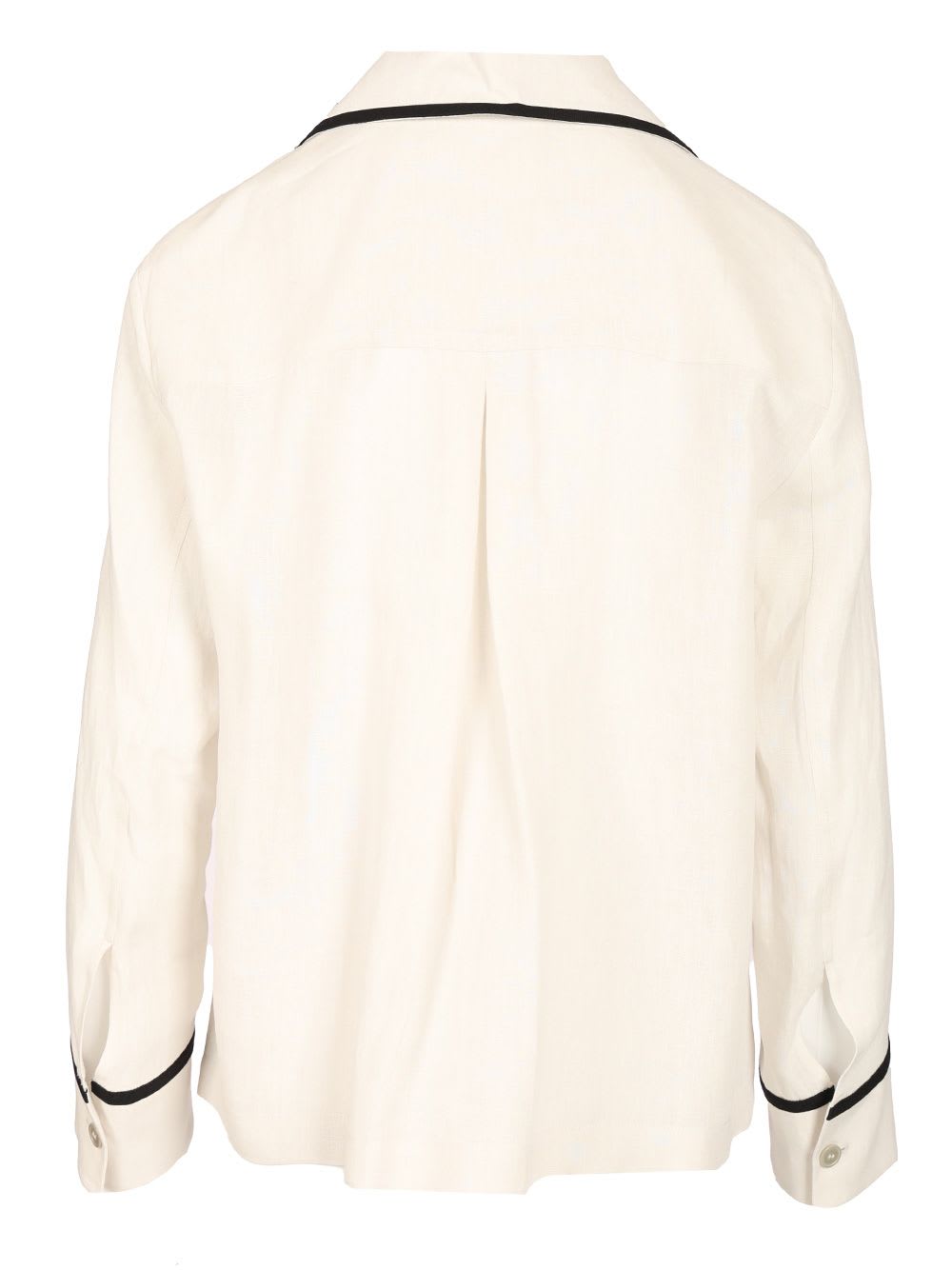 's Max Mara Linen Shirt Shirts White In Neutral
