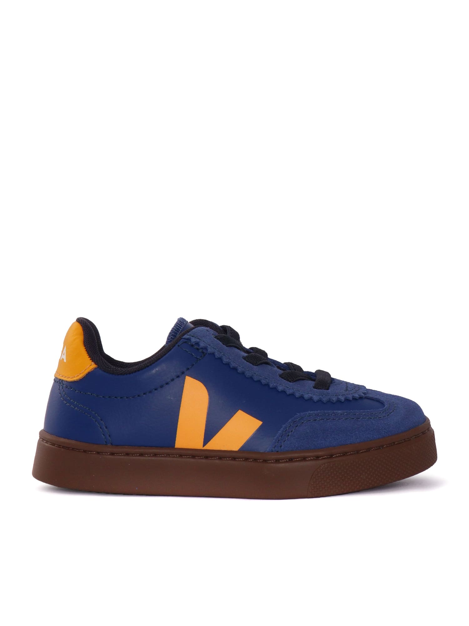 Veja Small Volley O.t. Atlan_ouro_bark Sneakers In Blue