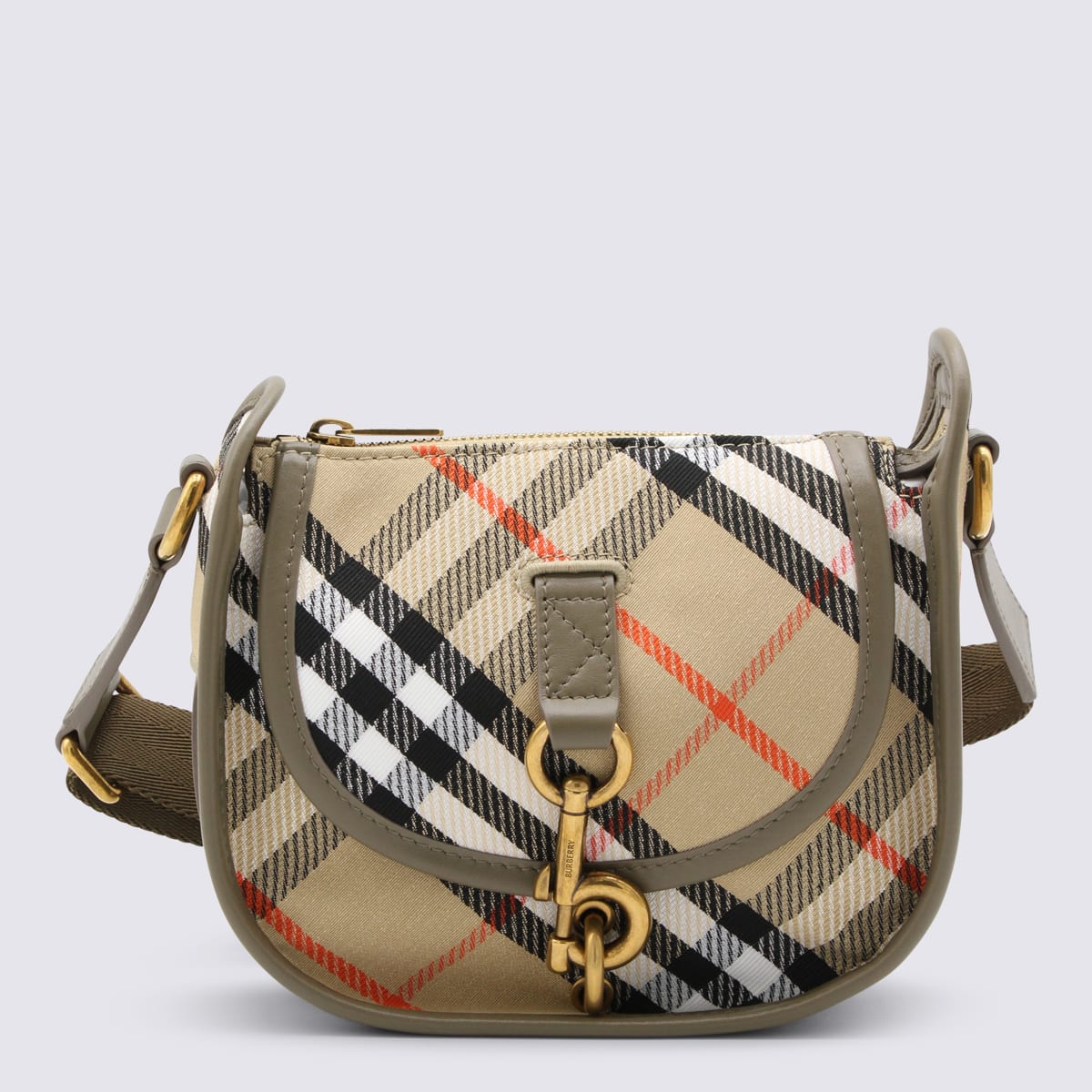 Burberry Beige Cotton Crossbody Bag