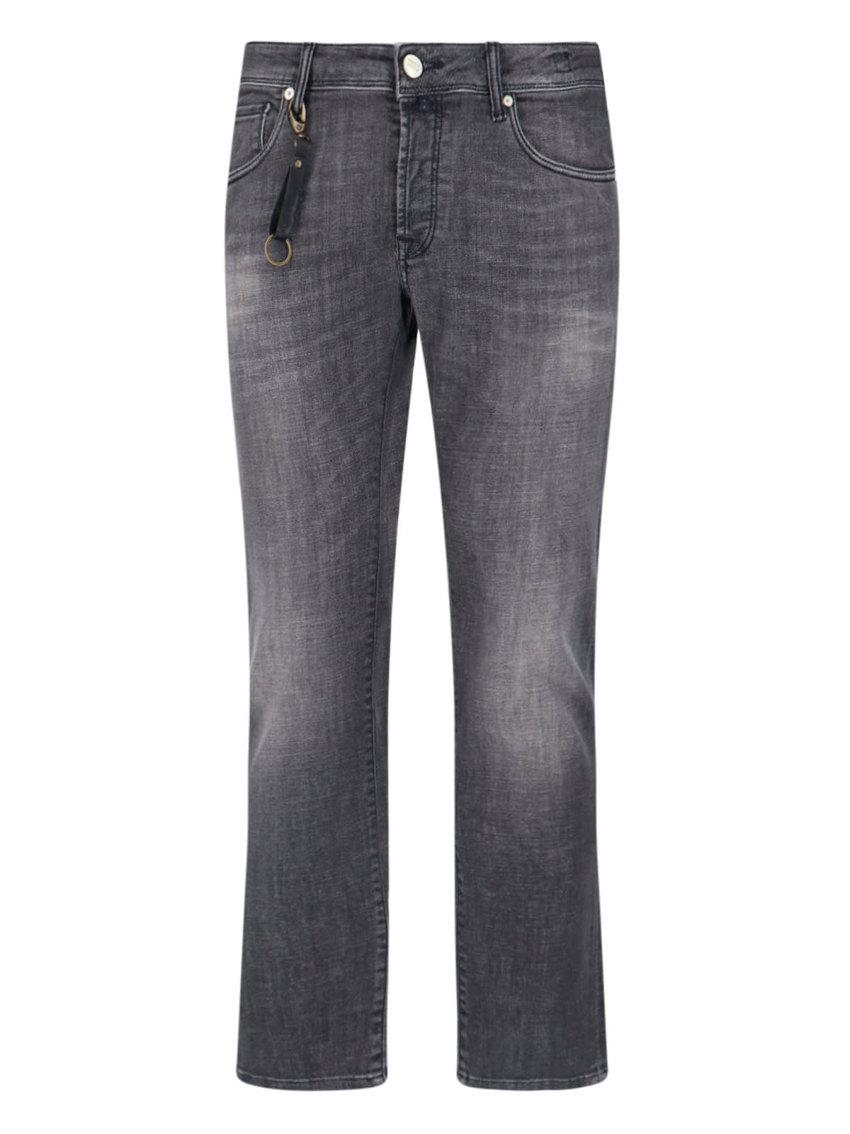 Shop Incotex Blue Division Jeans In Gray