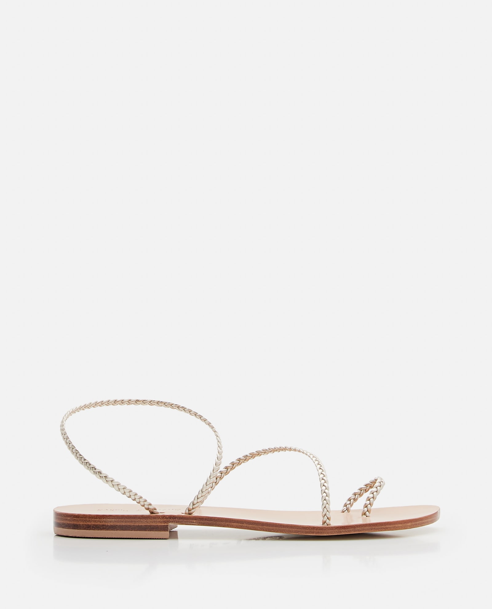Caliope Braid Leather Flat Sandals