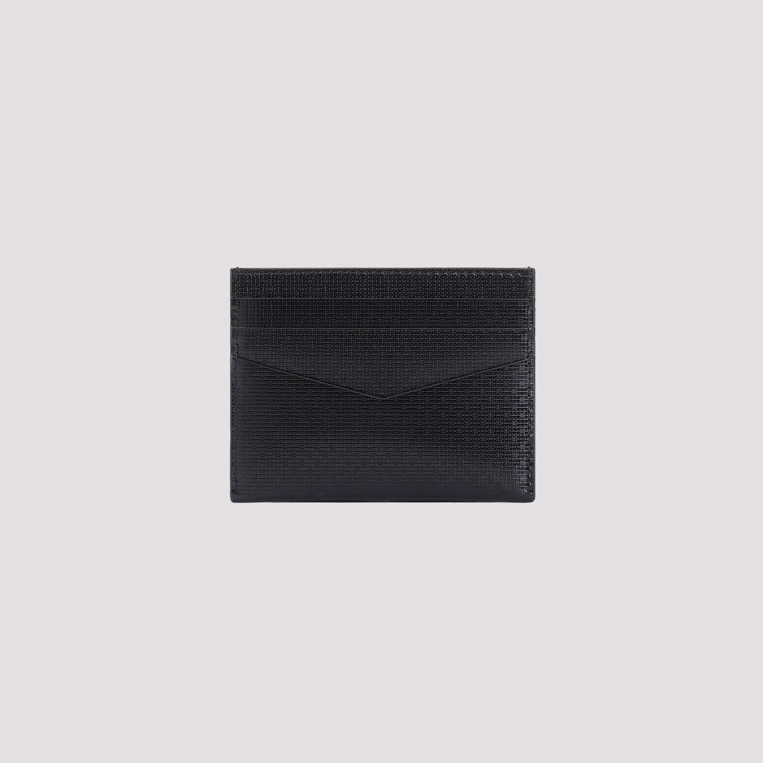 Givenchy Textured Leather Card Holder In Black
