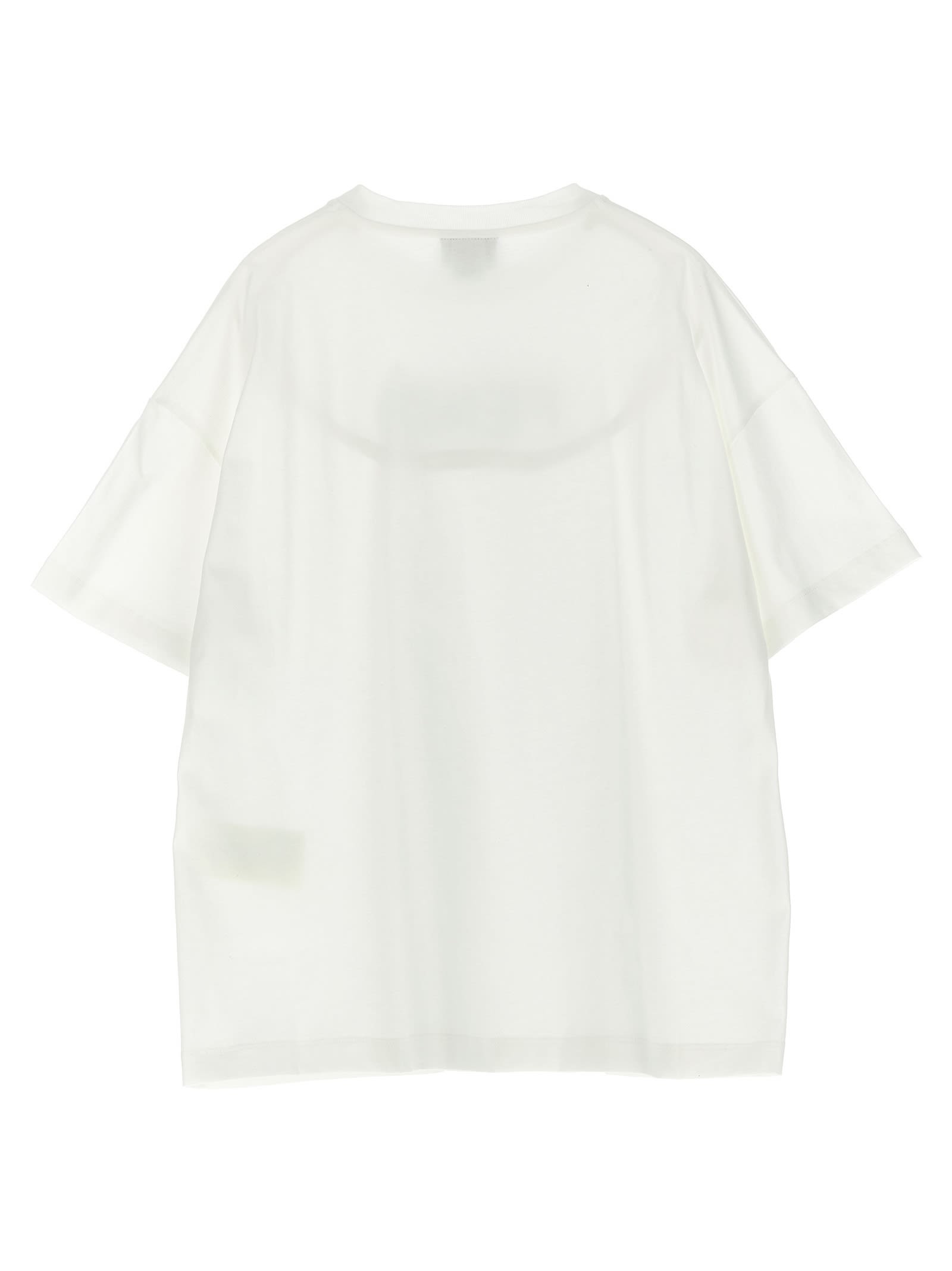 Shop Fendi Logo T-shirt In White