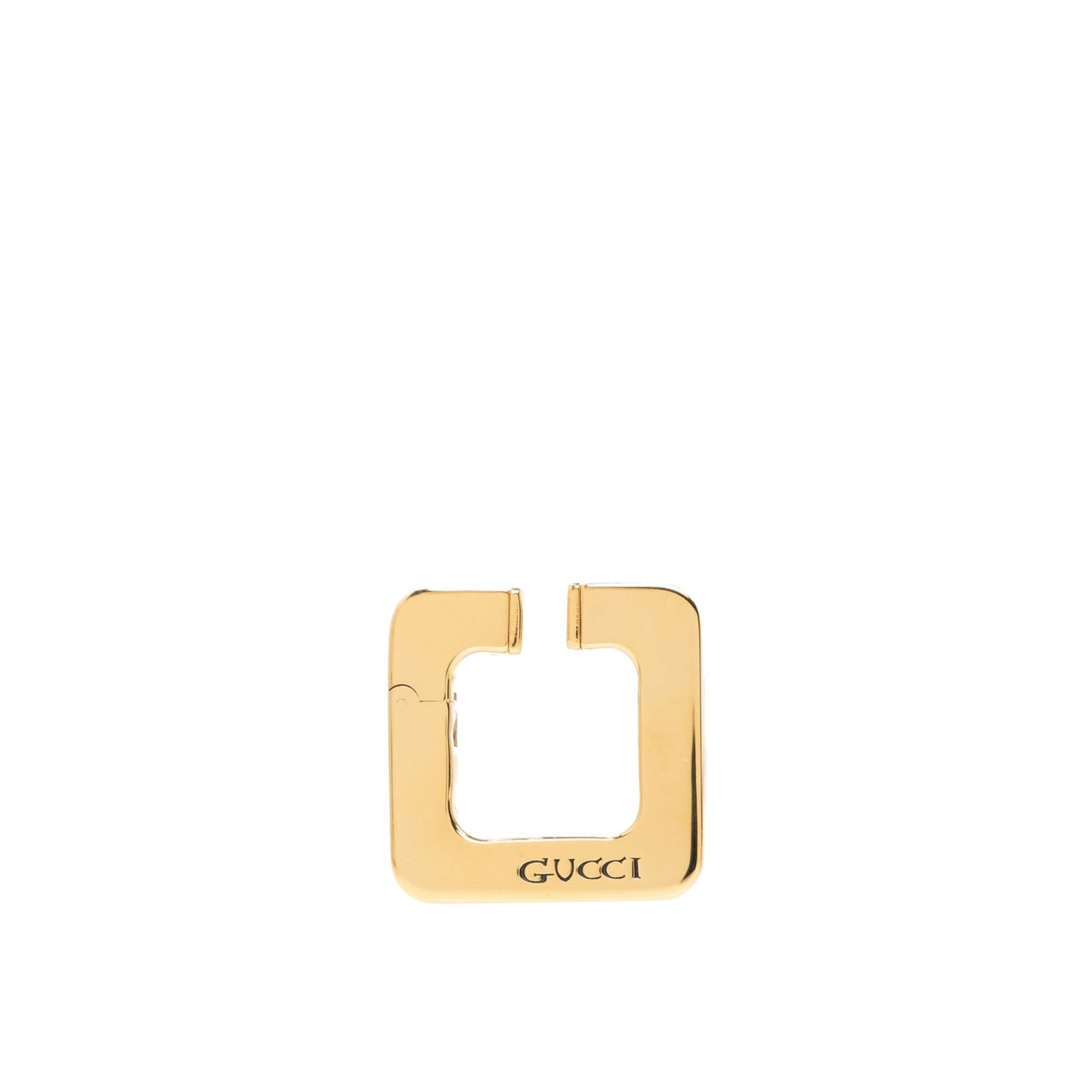 Shop Gucci Logo Cuff Earring In Gold