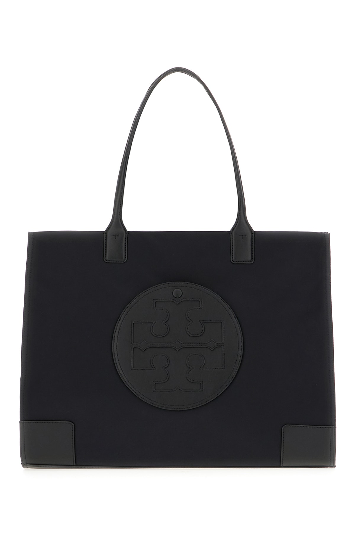 Black Nylon Ella Shopping Bag