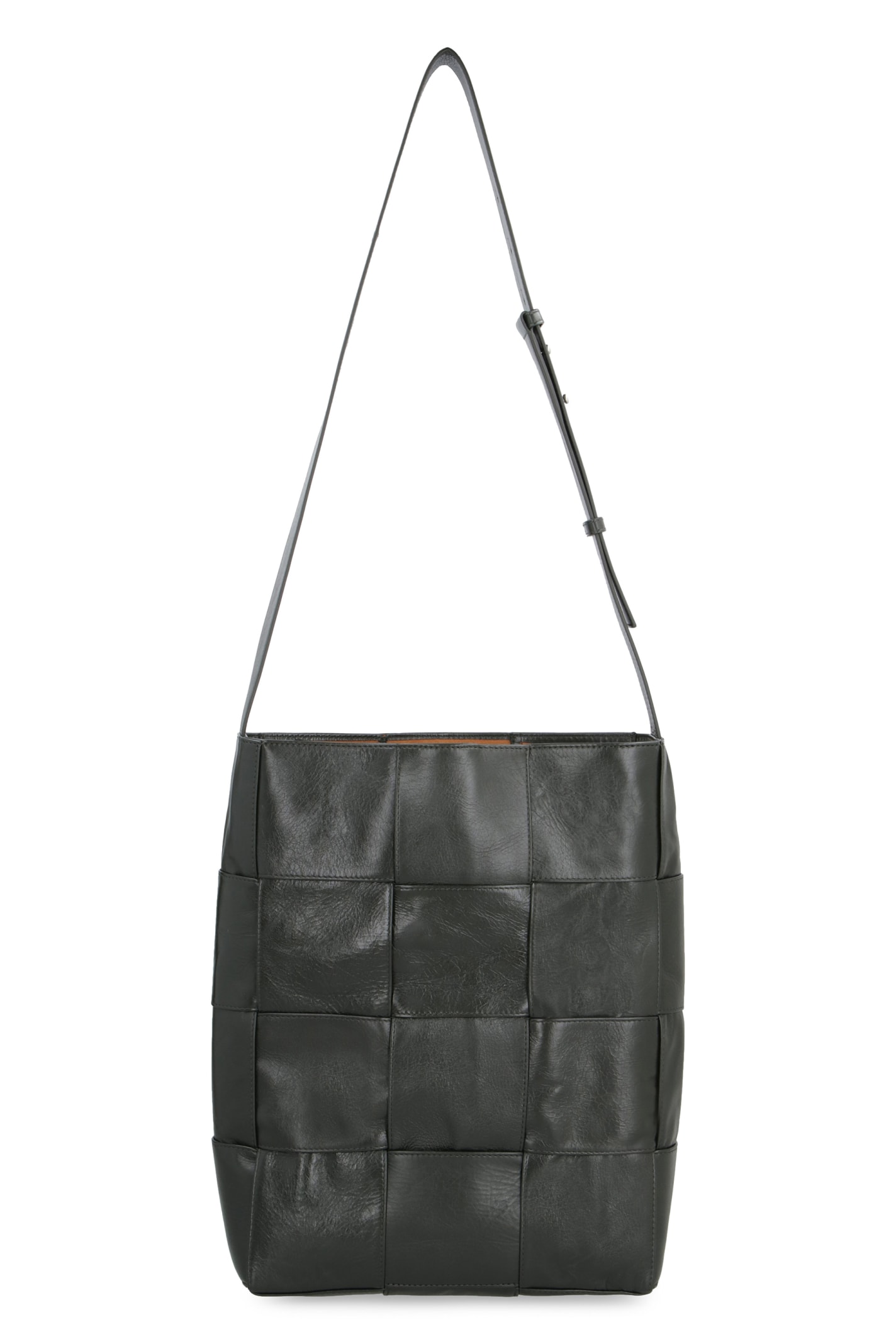 Shop Bottega Veneta Arco Hobo Bag In Verde Argento