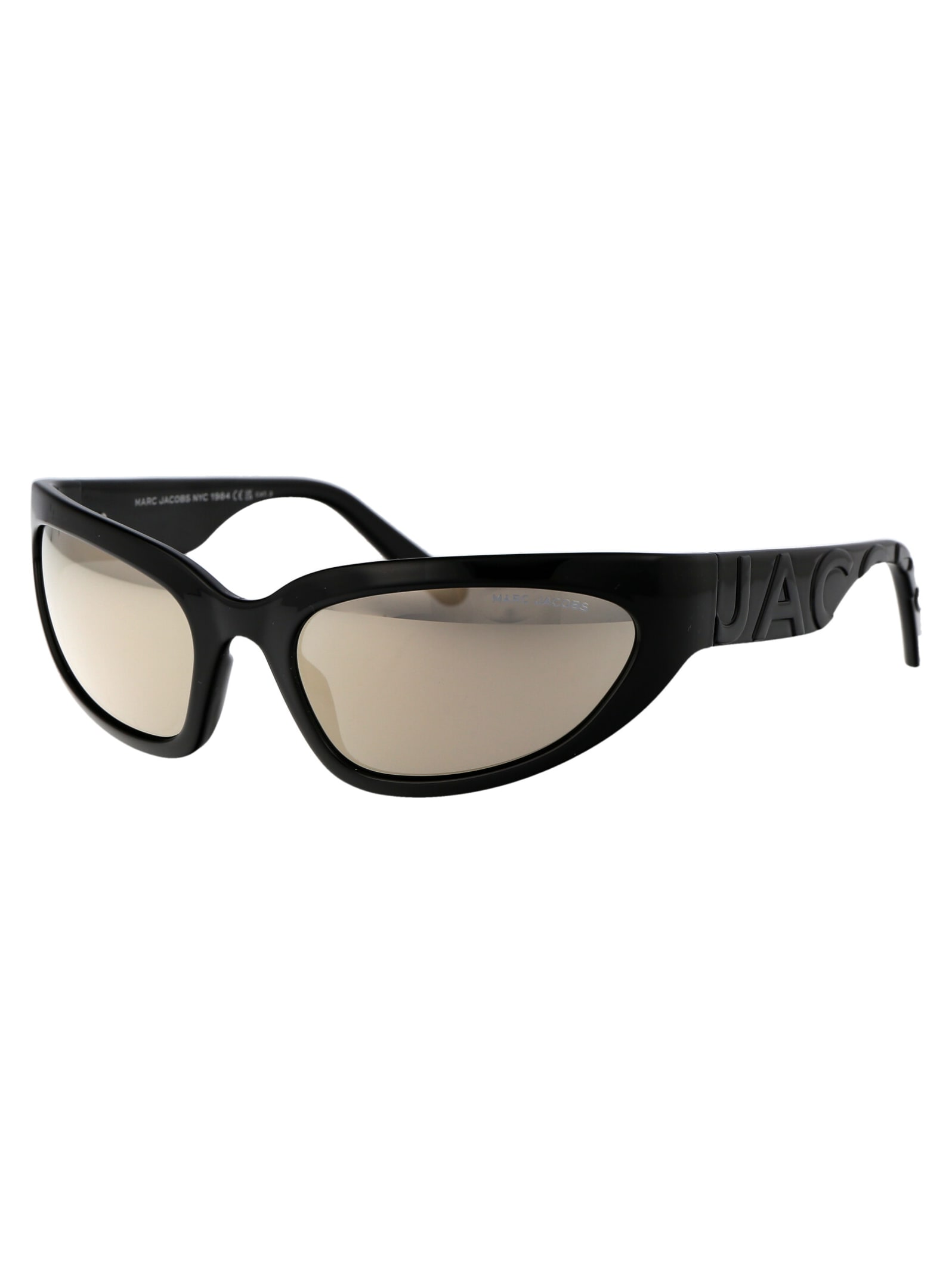 Shop Marc Jacobs Marc 738/s Sunglasses In 08ajo Blackgrey