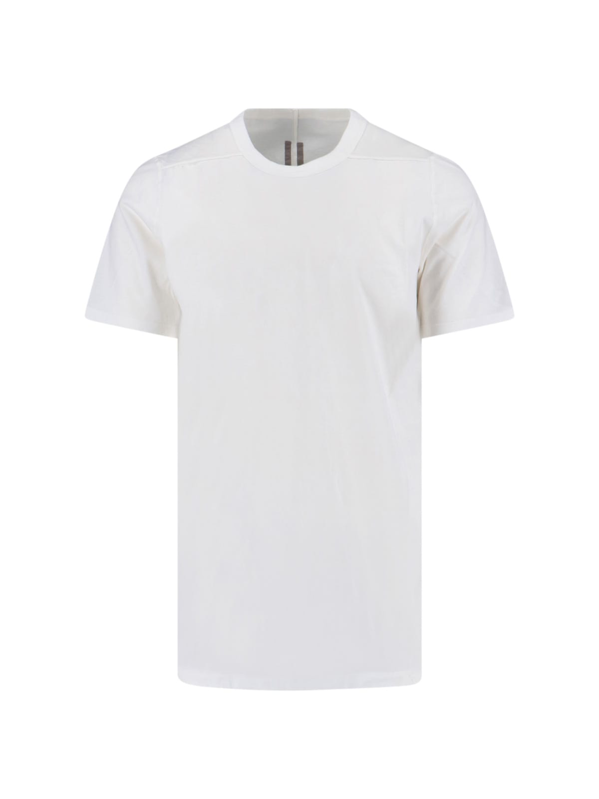 Rick Owens Crew Neck Plain Design Short Sleeves In White
