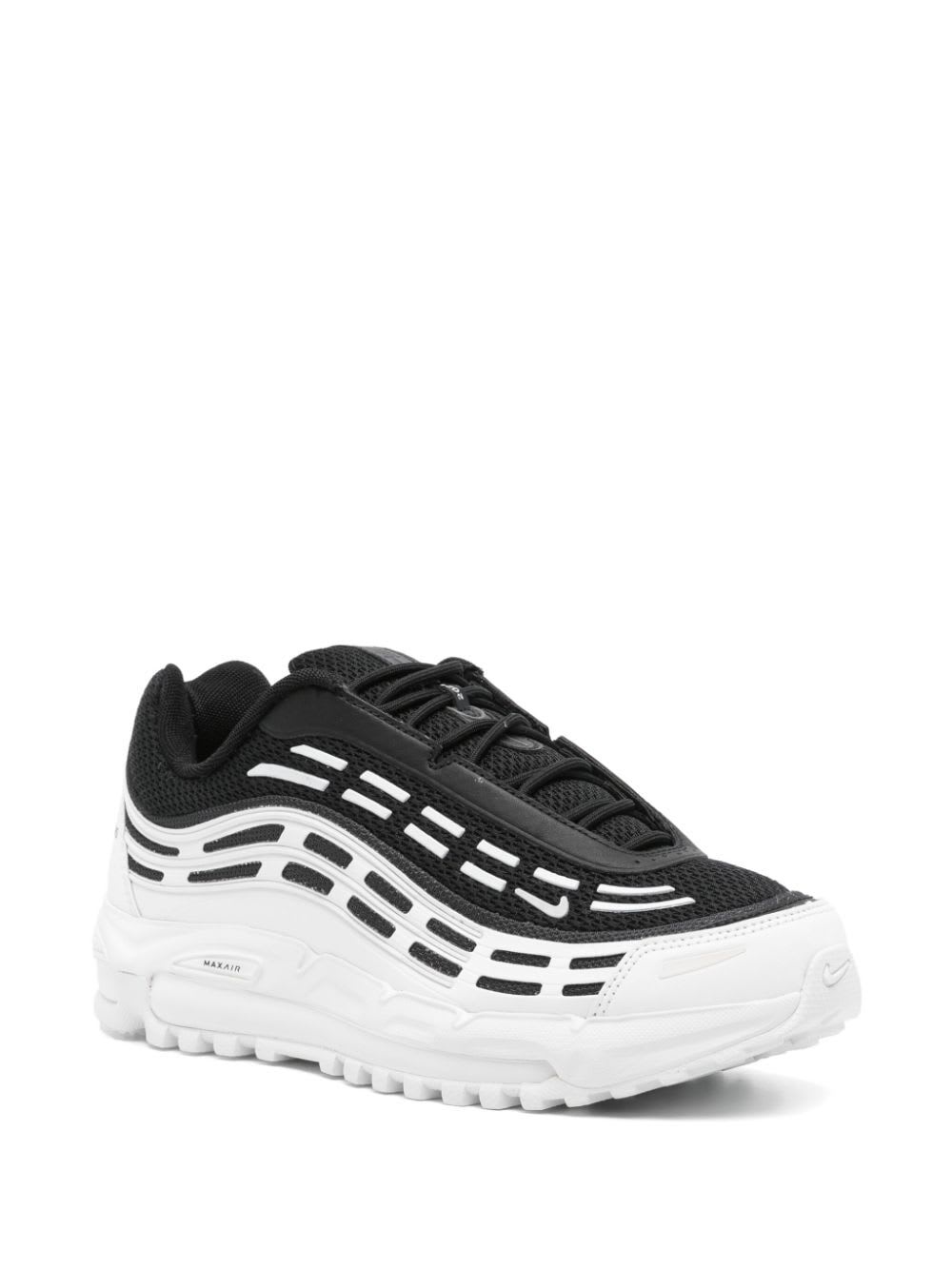 Shop Comme Des Garçons Homme Deux Man Shoes X Nike In Black White