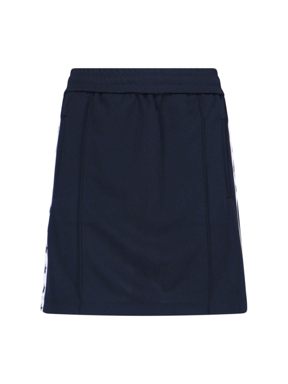 Shop Golden Goose Star Mini Skirt In Blue