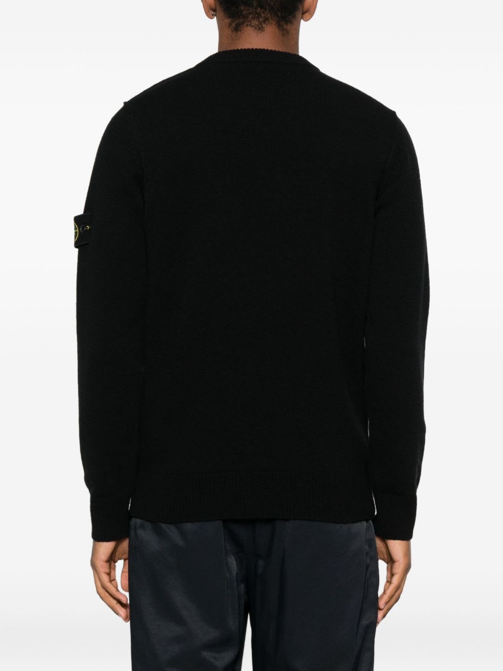 Stone Island 5100045 Light Rws Geelong Wool In Black