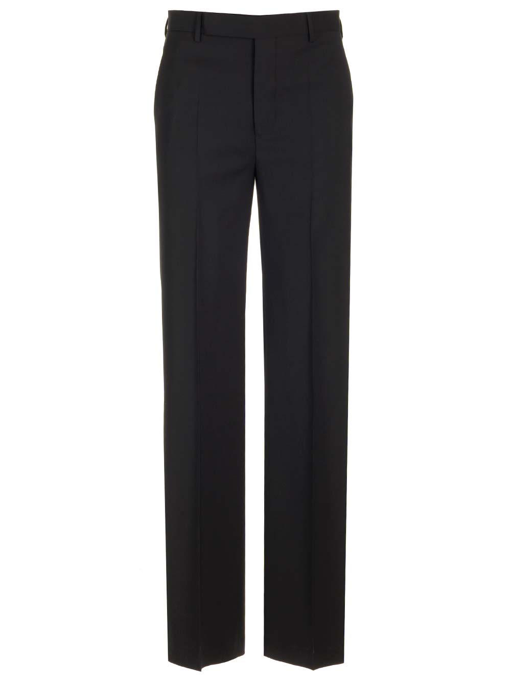 RICK OWENS STRAIGHT WOOL TROUSERS