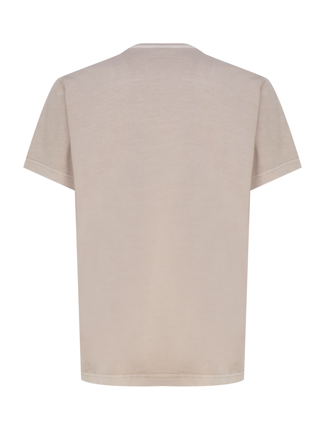 Shop Fay T-shirt In Cotton In Sand