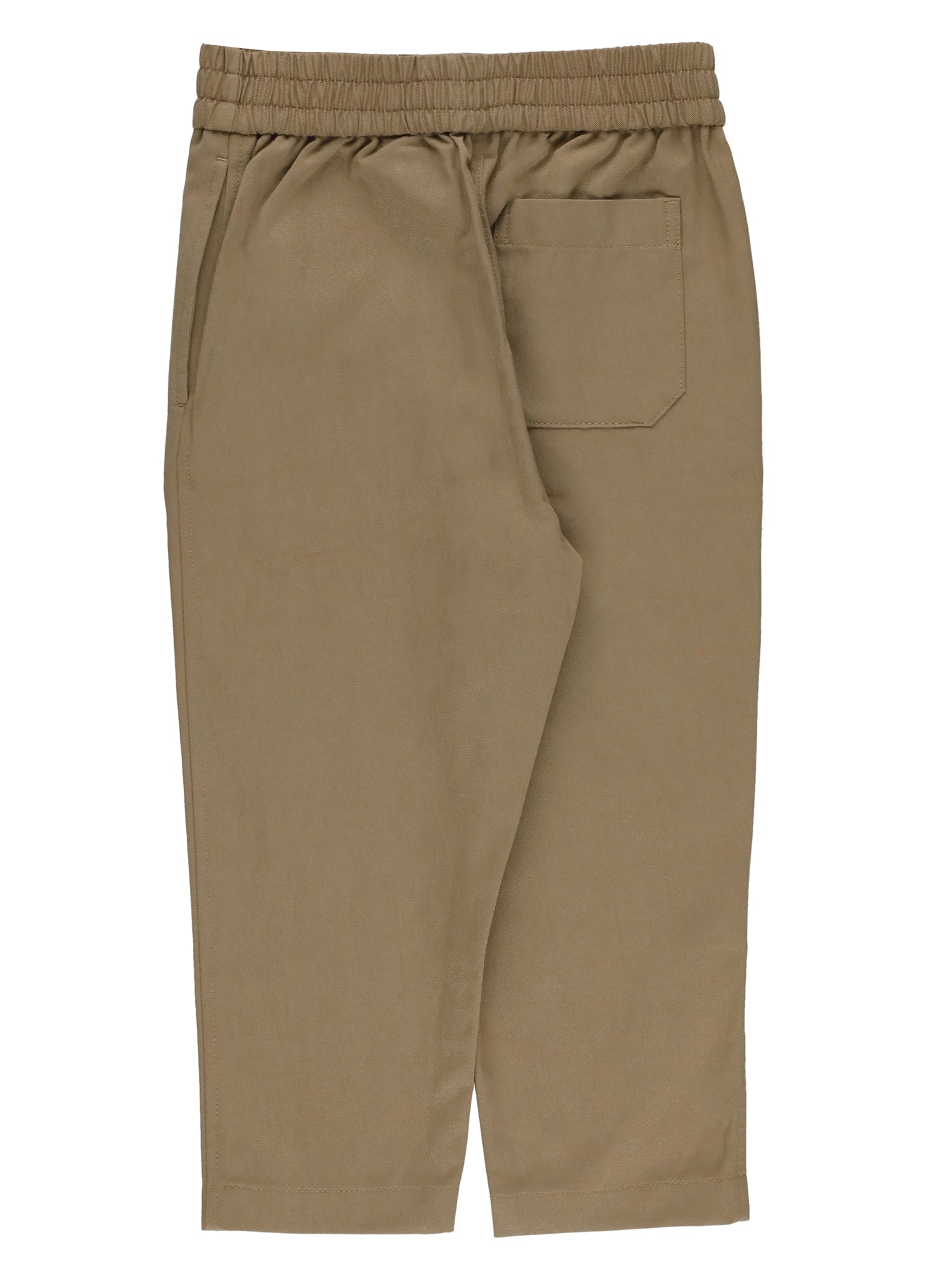 Burberry Cotton Blend Pants In Gray