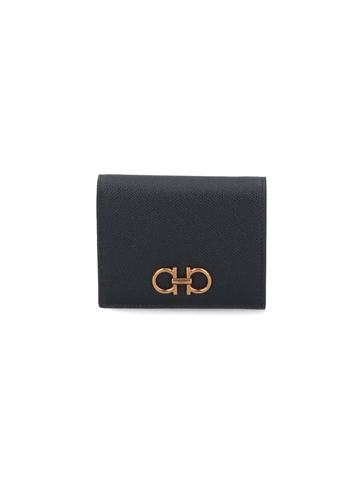 Ferragamo Gancini Wallet In Blue