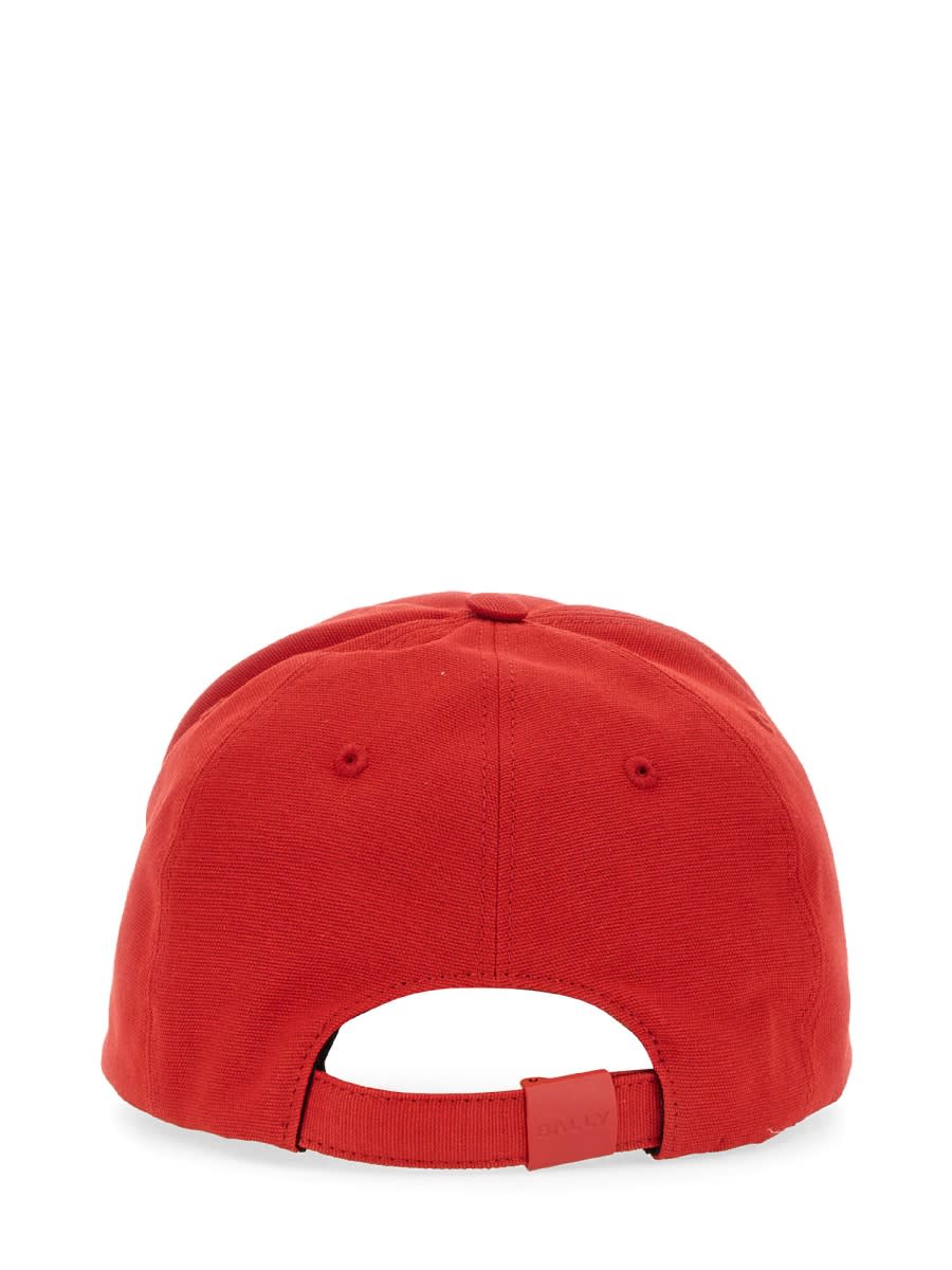 Shop Bally Dpp-baseball Cap With Logo In Red