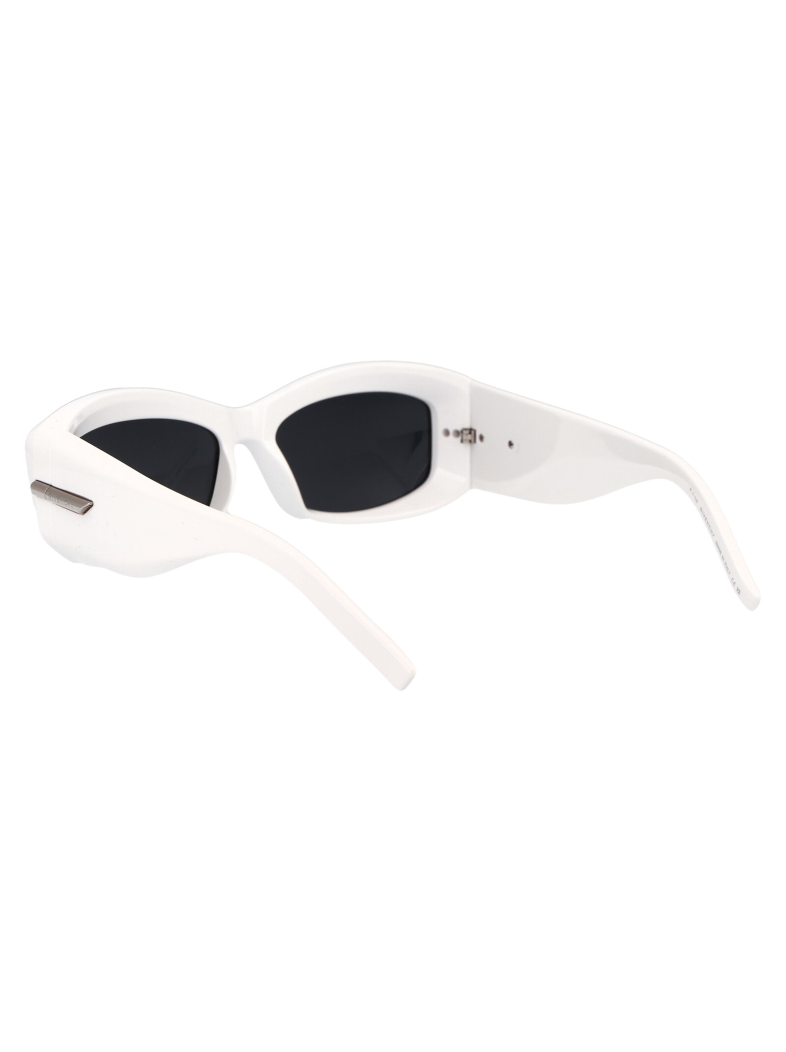 Shop Givenchy G180 Sunglasses In 21a White / Smoke