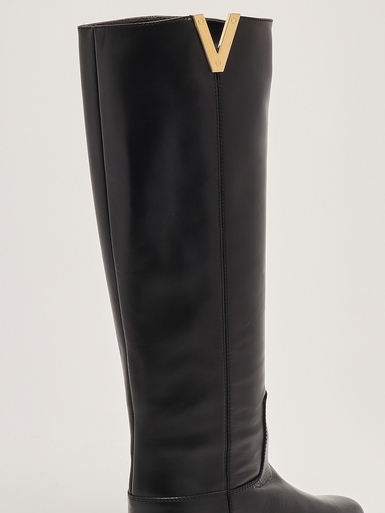 Shop Via Roma 15 Leather Boots In Nero