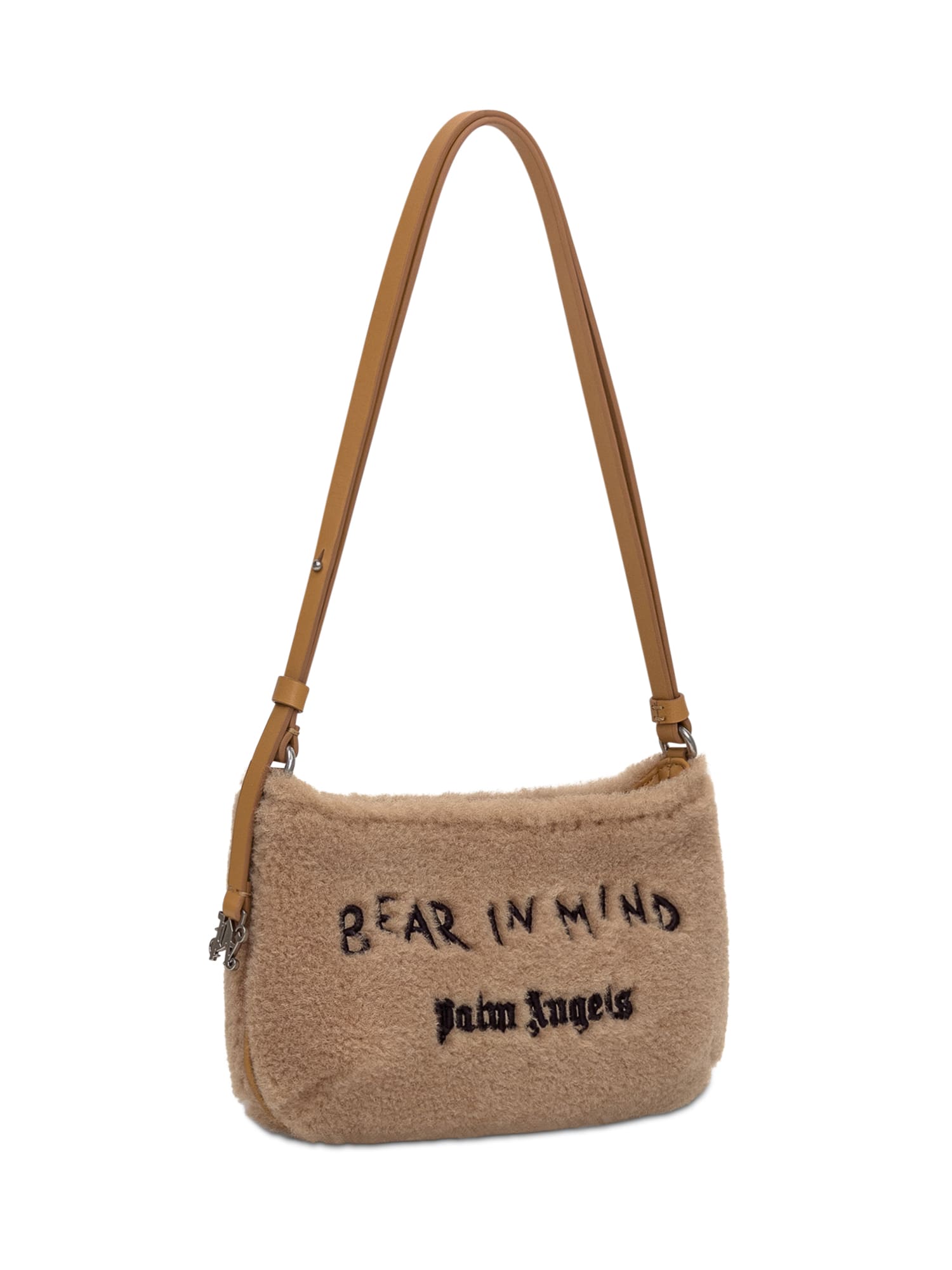 Shop Palm Angels Bear In Mind Bag In Brown Black