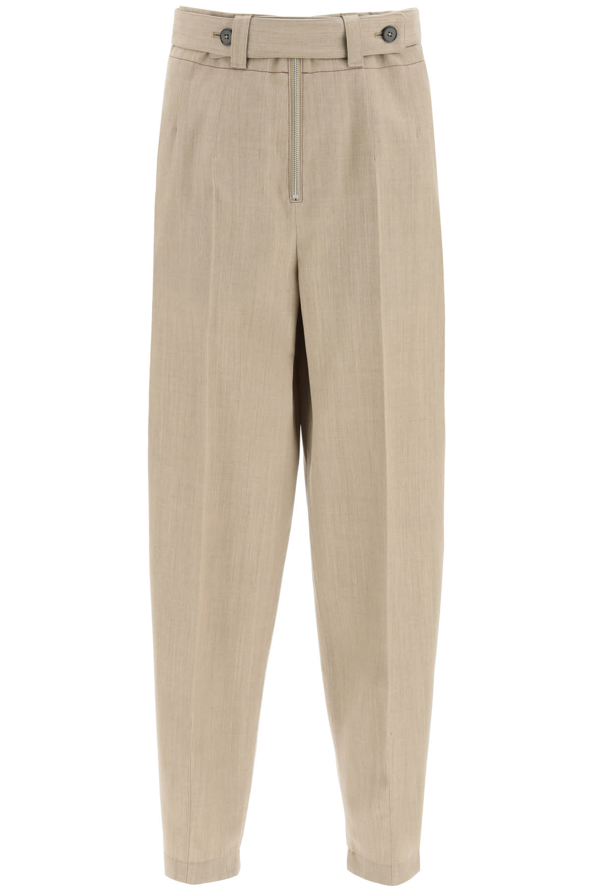 Jil Sander Wool Grisaille Trousers