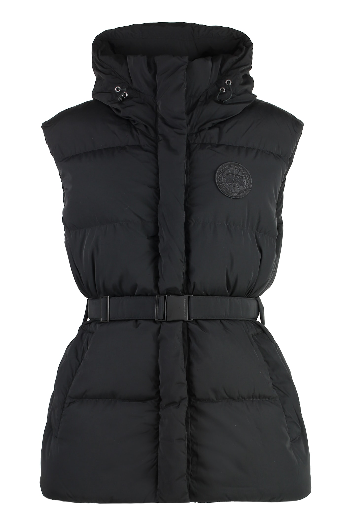 Shop Canada Goose Rayla Bodywarmer Jacket In Black