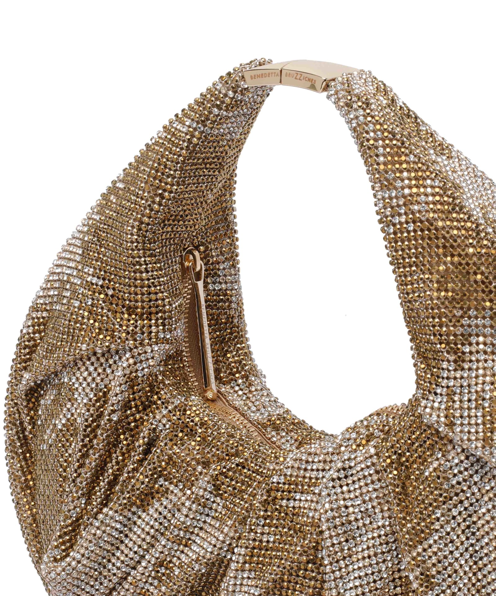Benedetta Bruzziches Yennefer Handbag In Gold