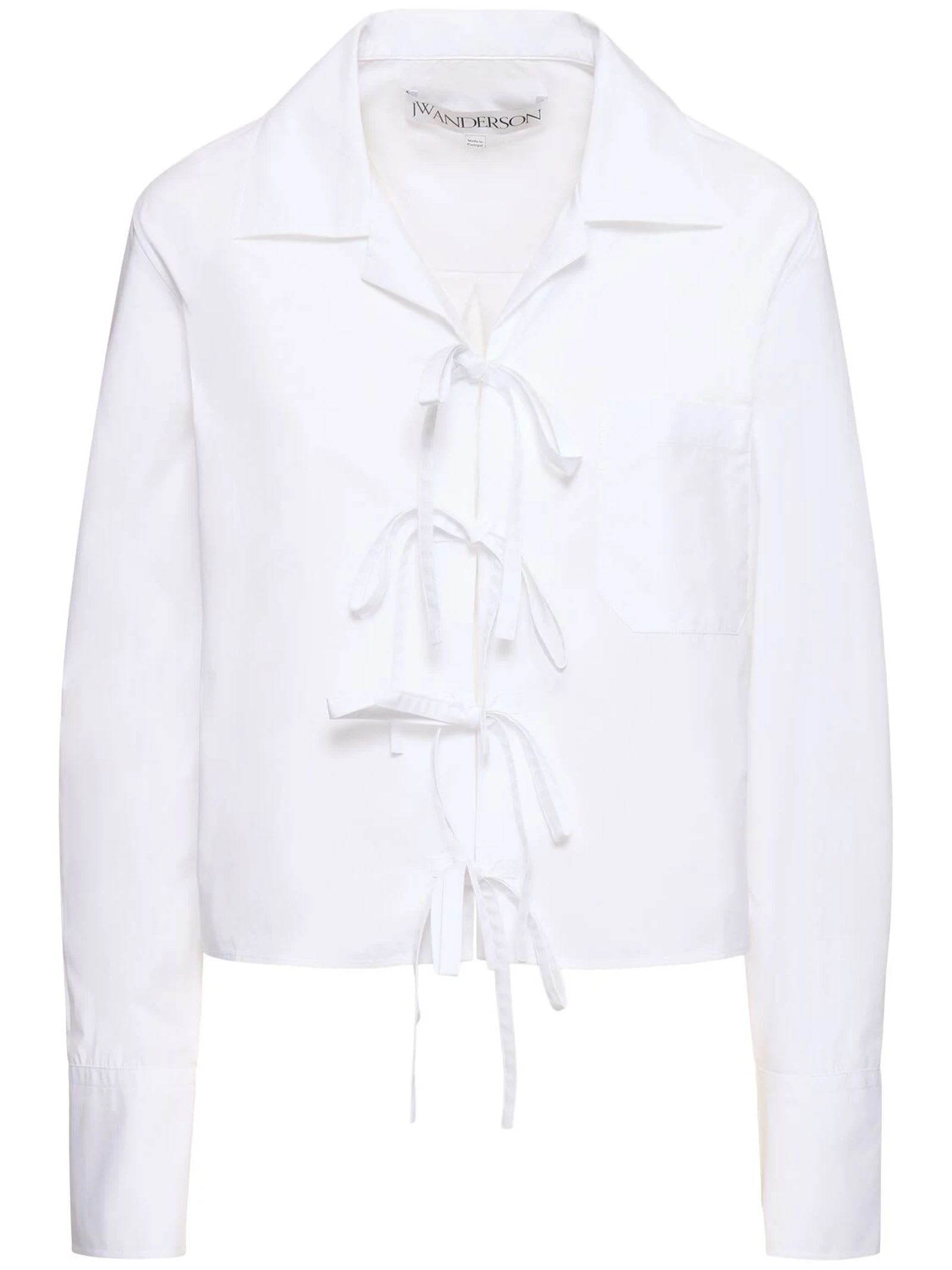 Jw Anderson White Cotton Shirt