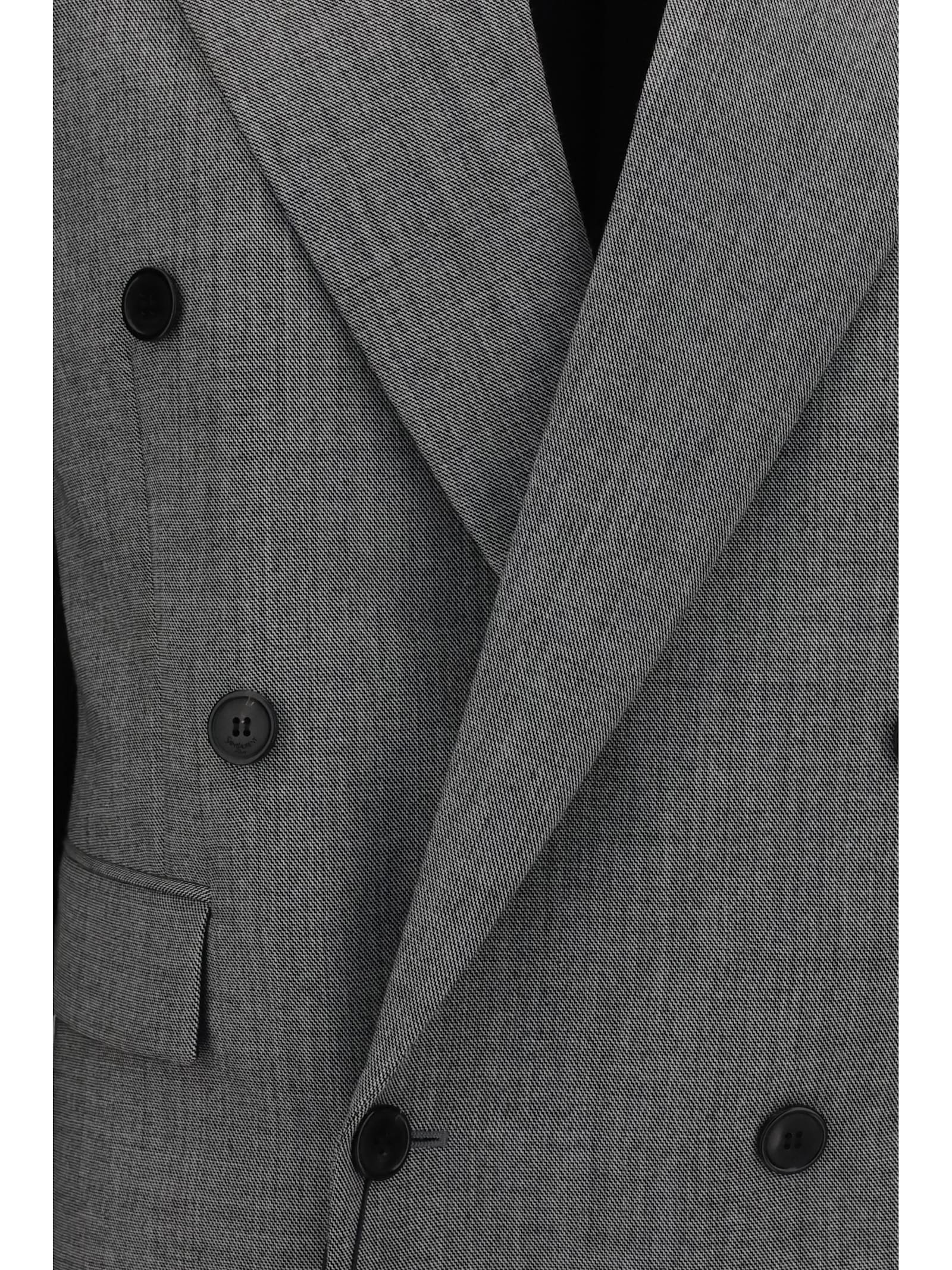 Saint Laurent Women Wool Twill Blazer