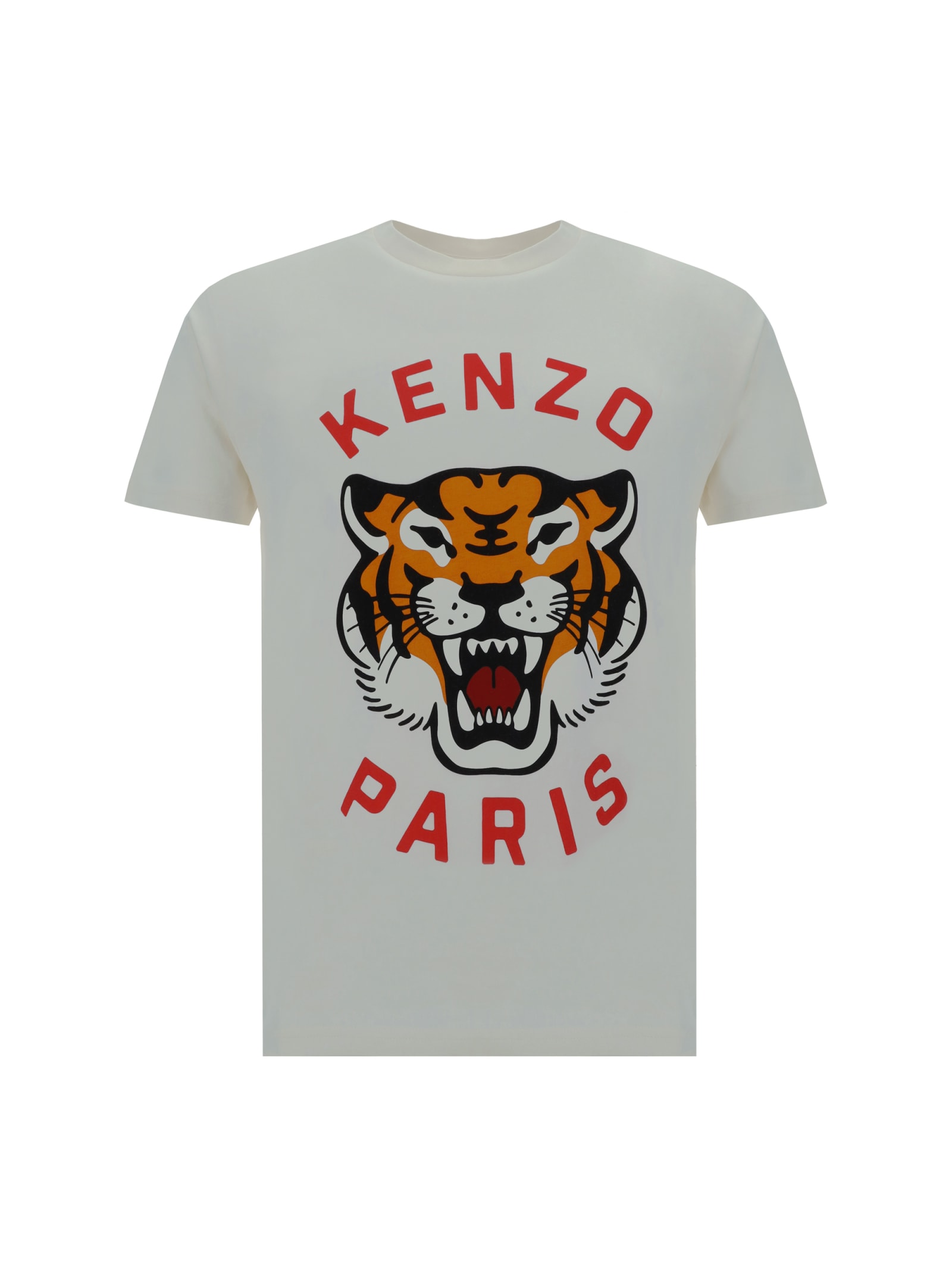 Kenzo Lucky Tiger T-shirt In White