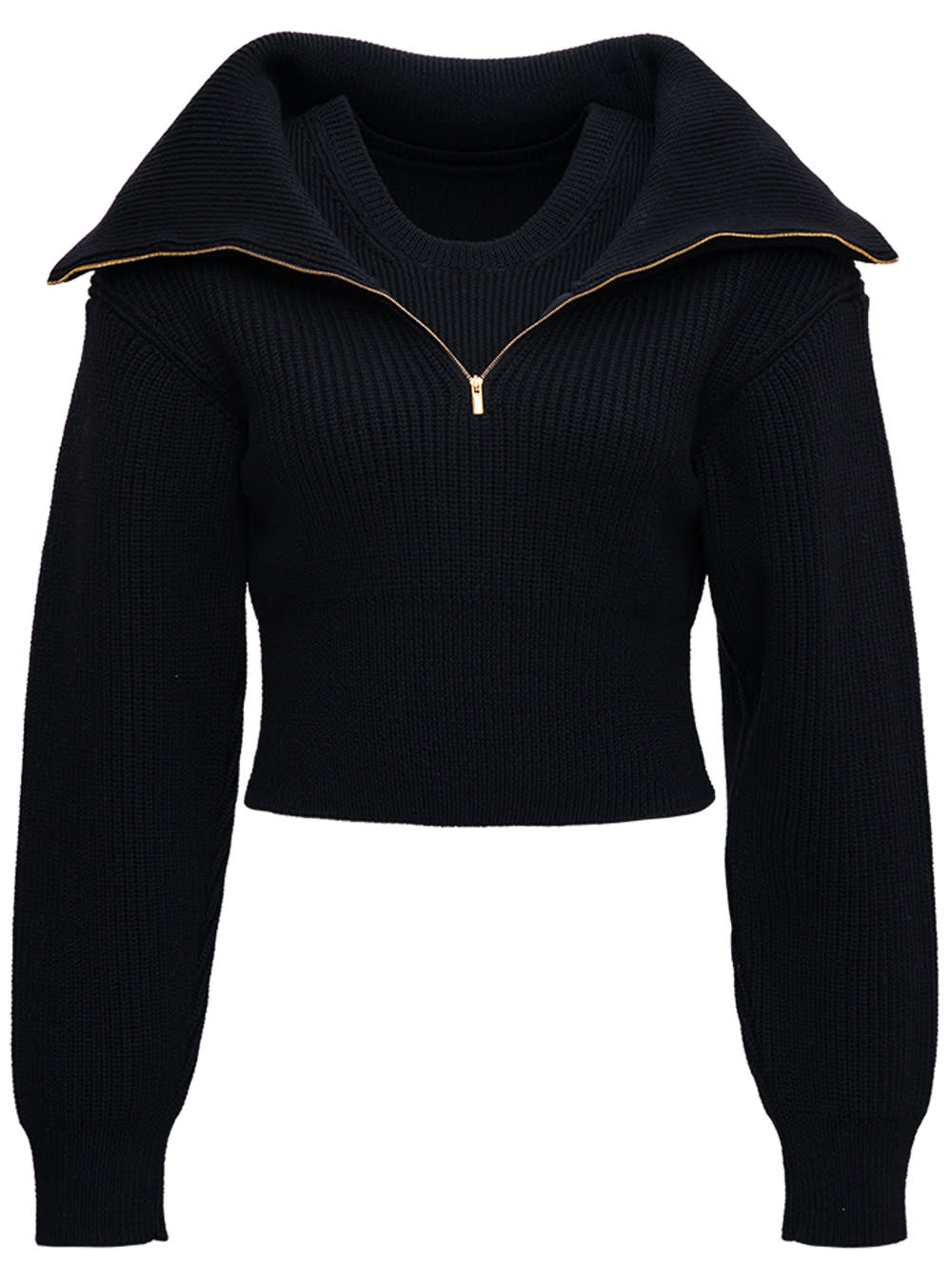 Jacquemus La Maille Risoul Black Wool Sweater