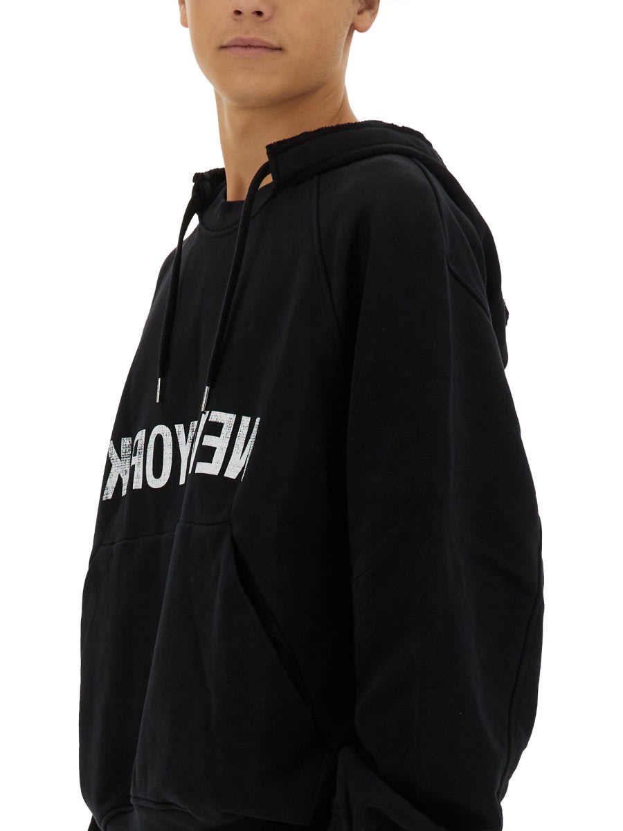 Shop Helmut Lang Sweatshirt With Logo In Black