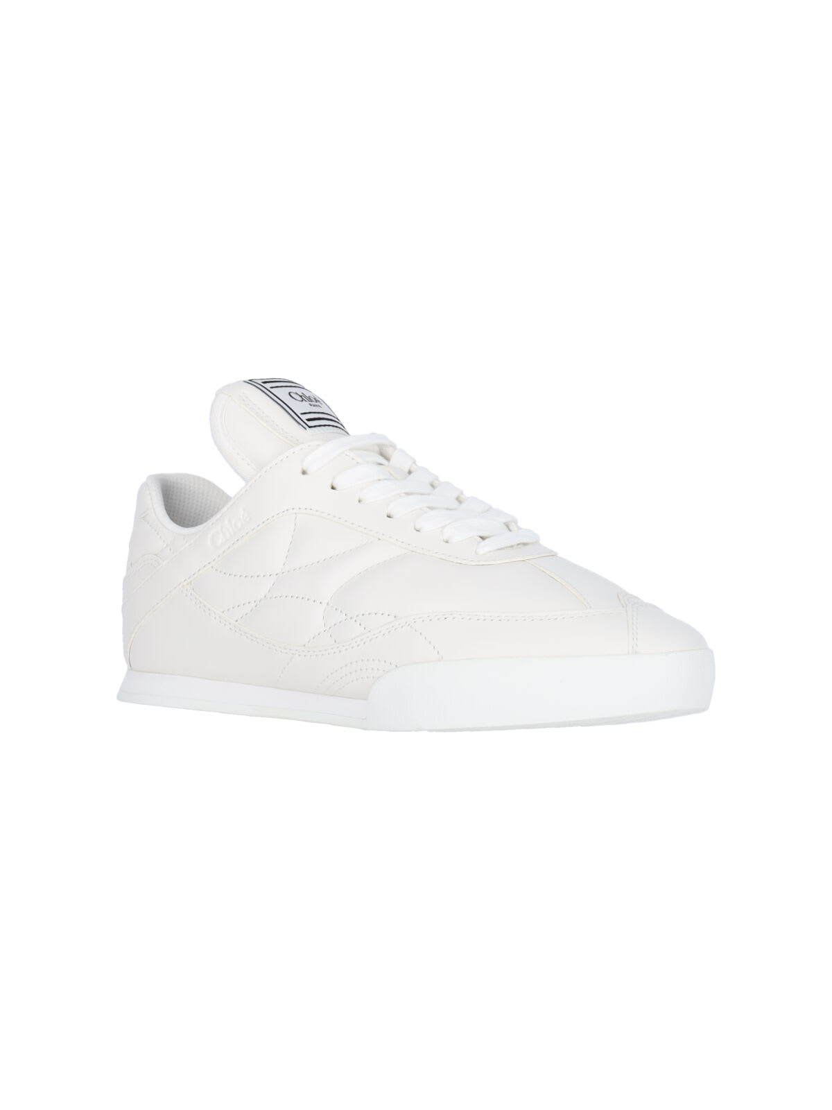 Shop Chloé Kick Sneakers In White