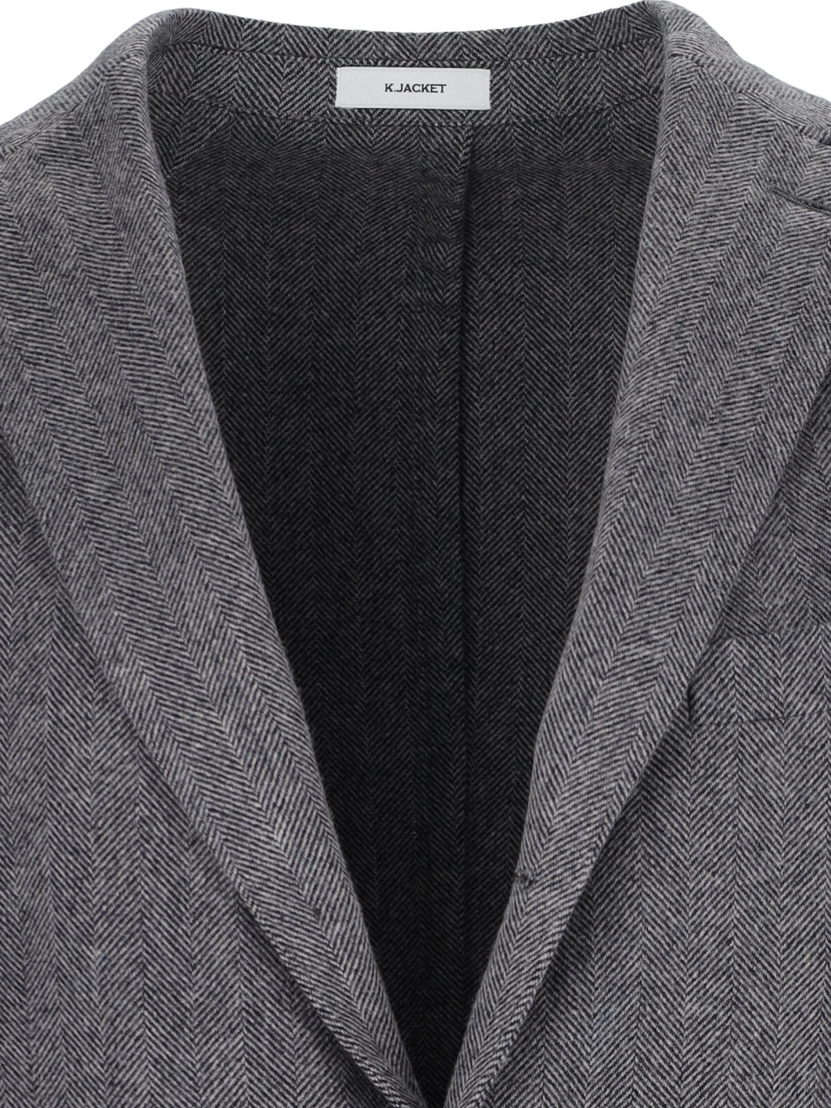 Shop Boglioli Single-breasted Blazer In Gray