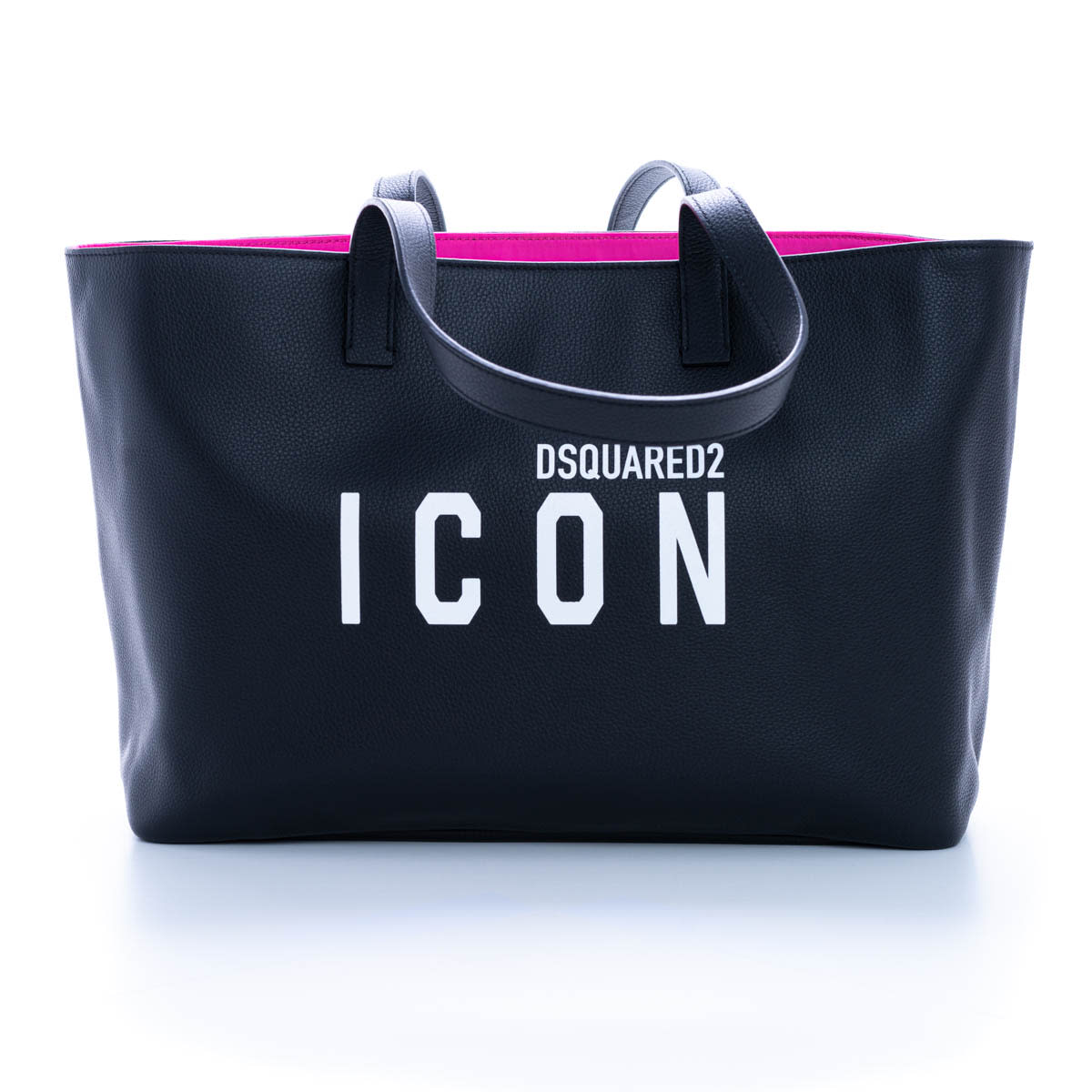 Dsquared2 Dsquared Icon Shopping Bag In Black - White | ModeSens