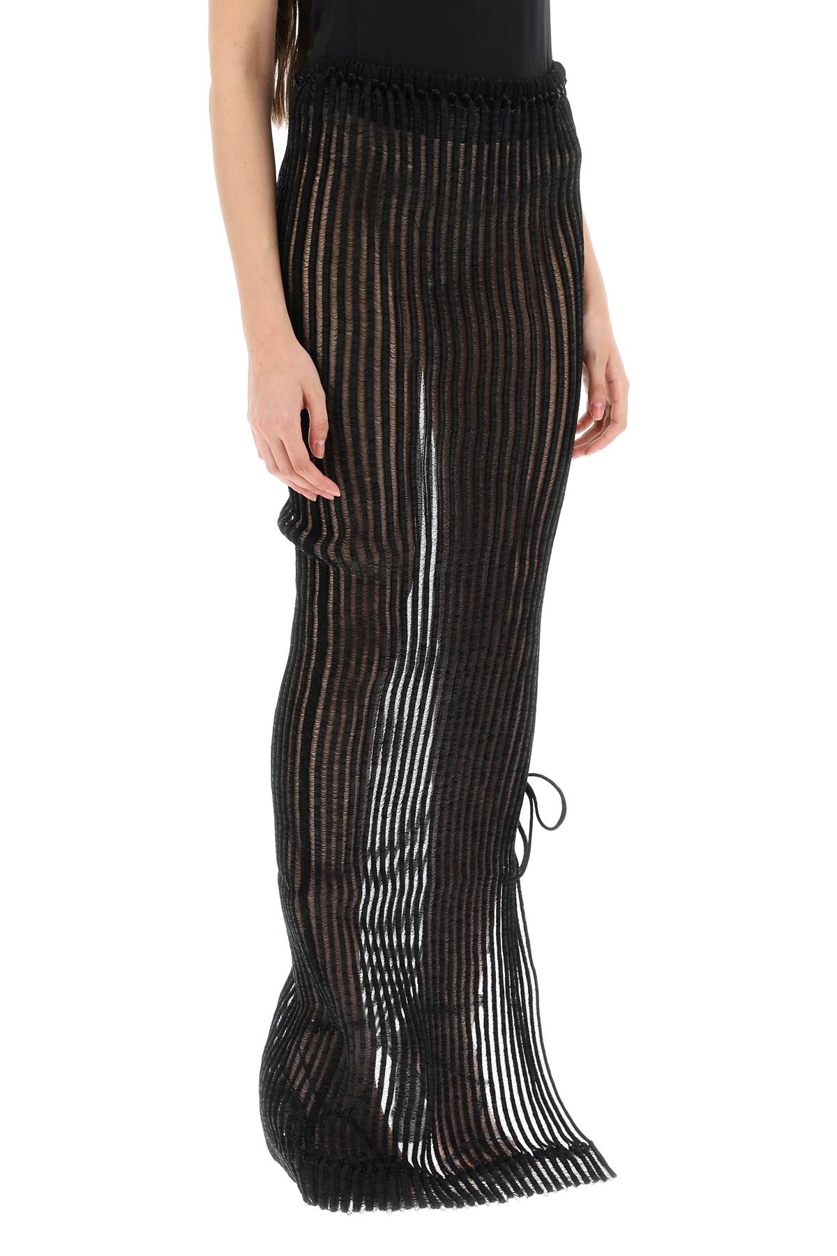 Shop A. Roege Hove Patricia Long Skirt In Black (black)